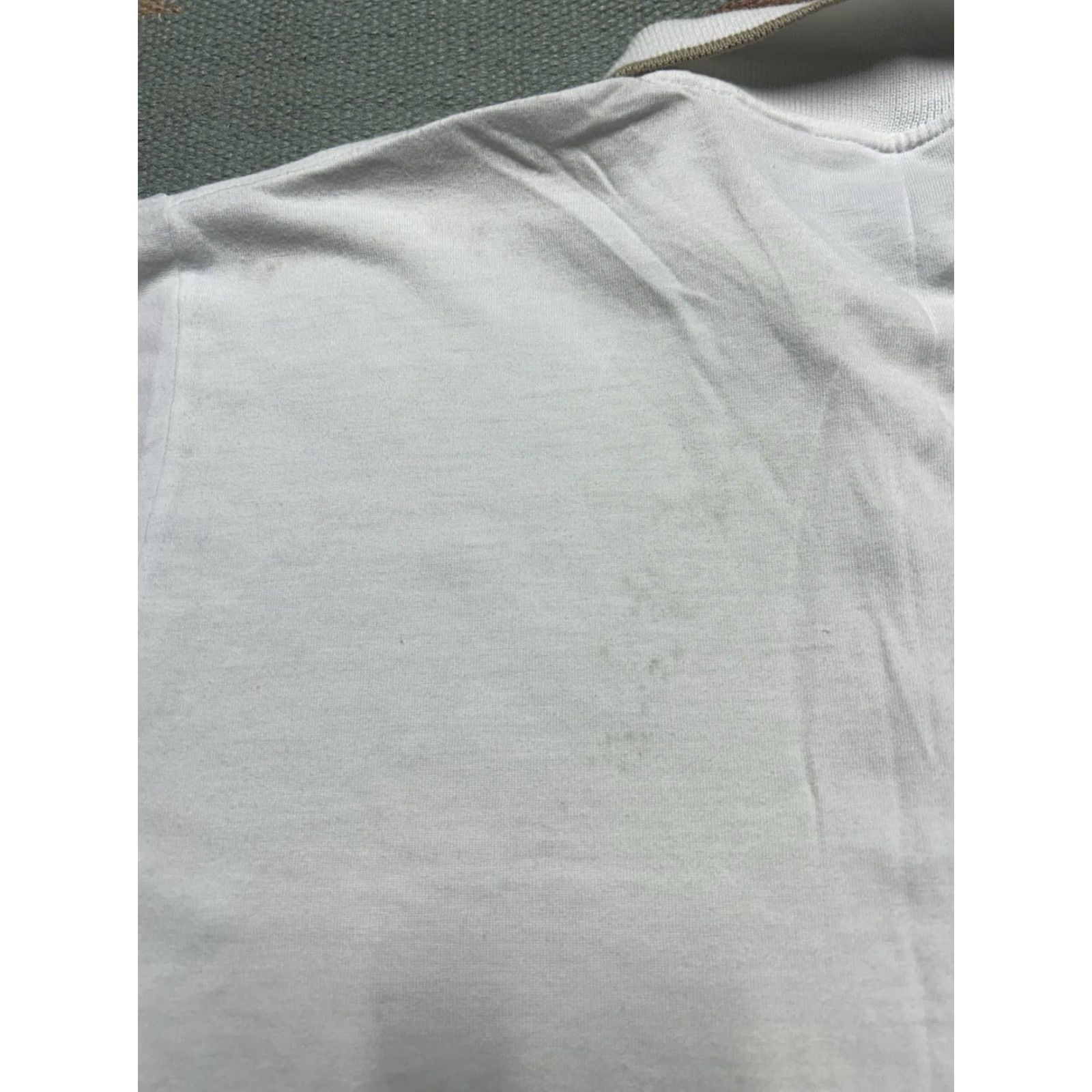 Vintage VINTAGE 90s short sleeve polo shirt white Cropped Women’s S Pullover Blank Polo Shirt Cropped 90s Women’s Small White Shirts Women Size S / US 4 / IT 40 - 7 Thumbnail
