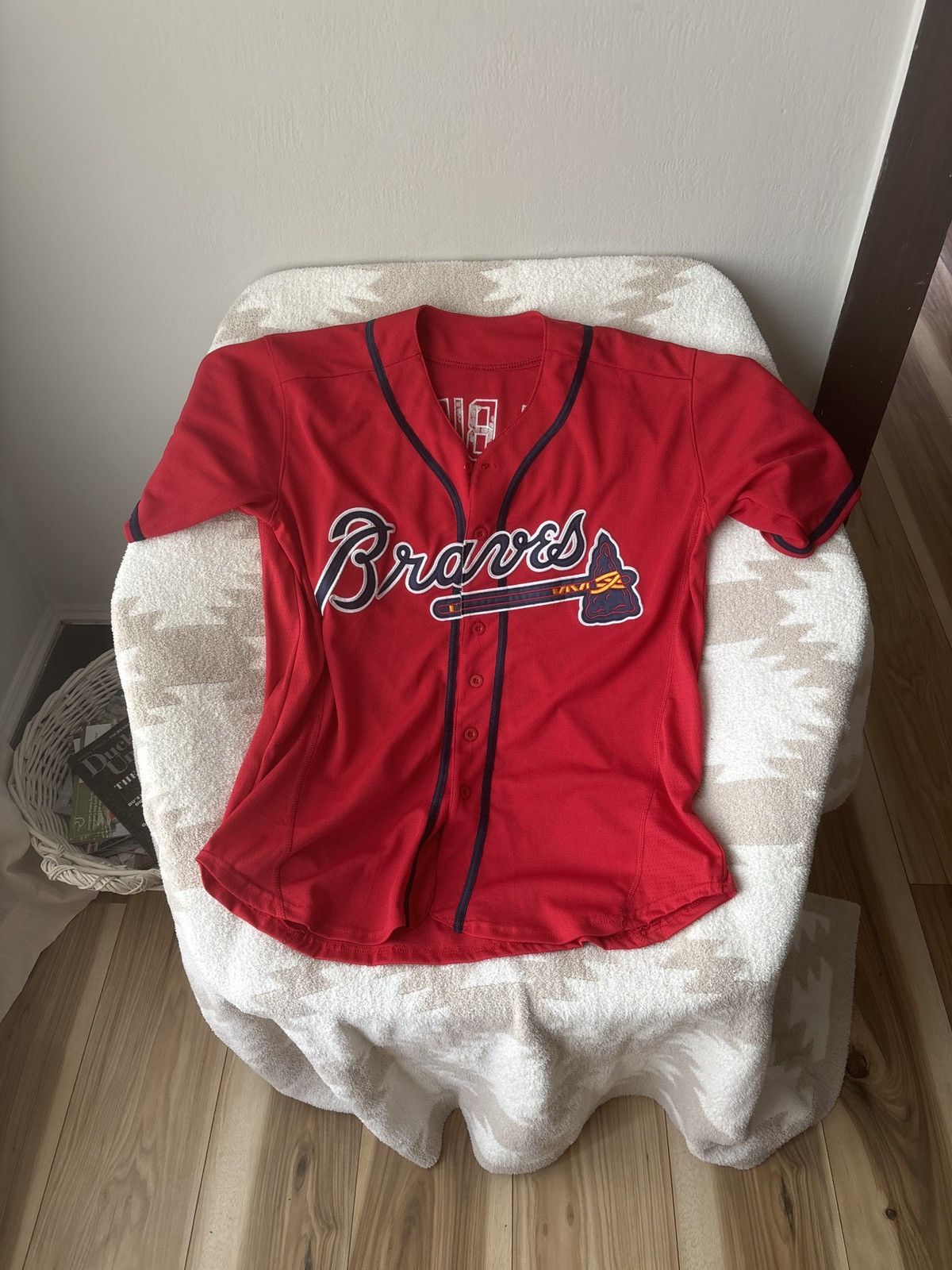 Other Ozzie Albies Red Braves Jersey Size US L / EU 52-54 / 3 - 2 Thumbnail