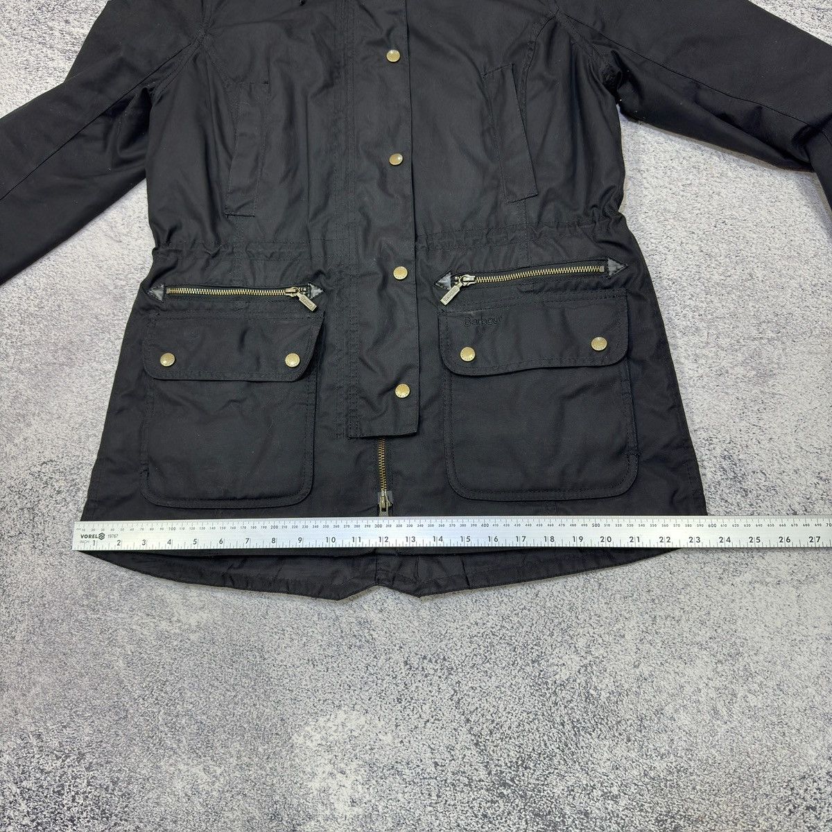 Barbour Barbour Kelsall Womens Black Waxed Parka Raincoat L size Size L / US 10 / IT 46 - 18 Thumbnail