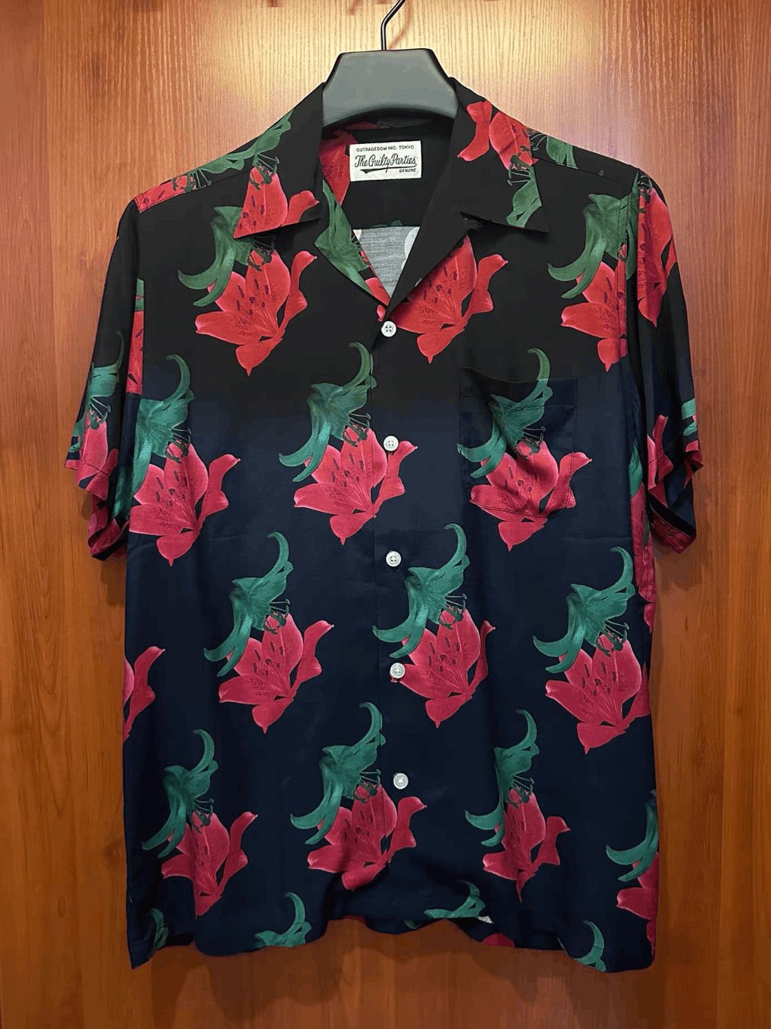 Wacko Maria Flower Print Hawaii Shirt Menswear