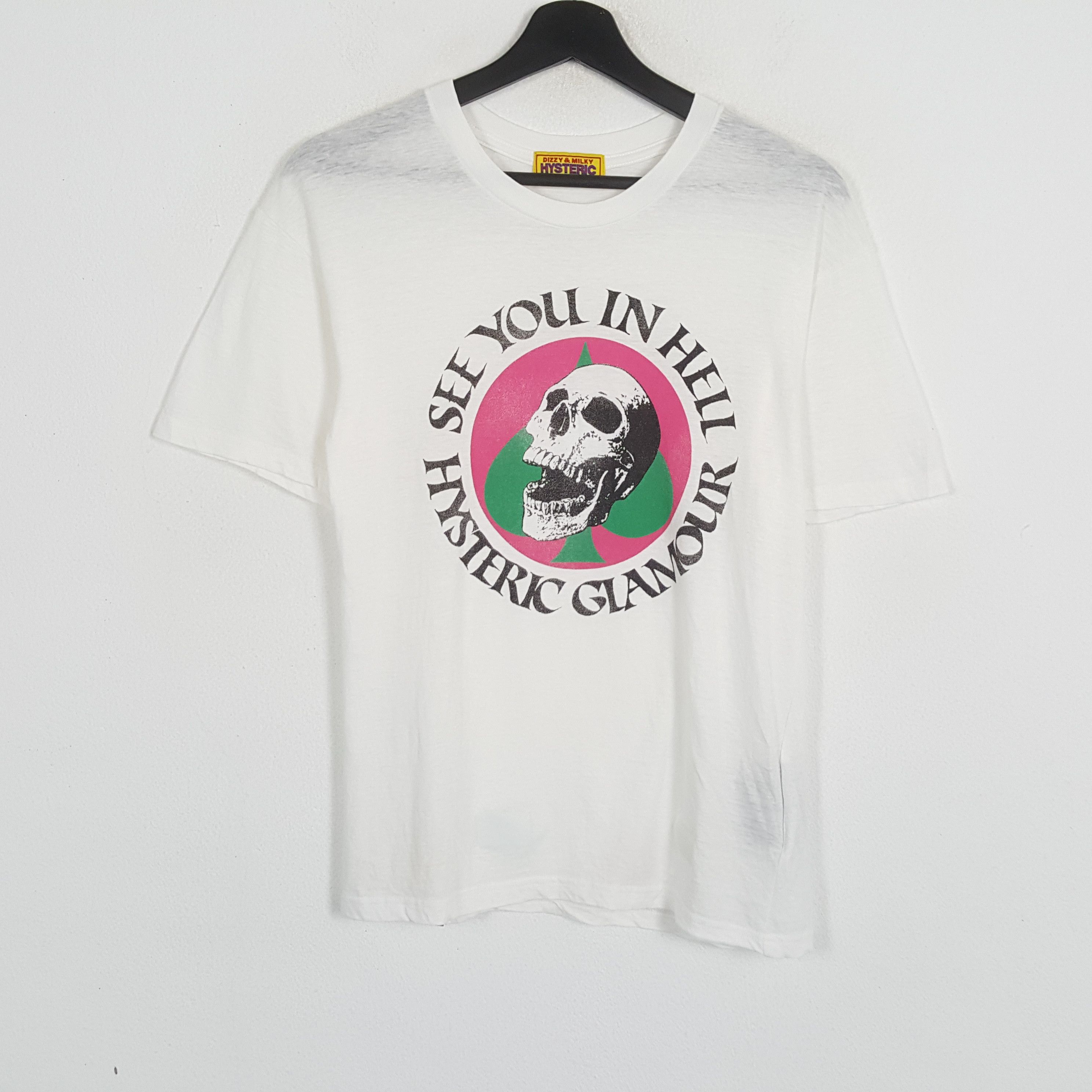 Hysteric Glamour HYSTERIC GLAMOUR Skull Design Japanese Brand Tshirt Size US S / EU 44-46 / 1 - 1 Thumbnail