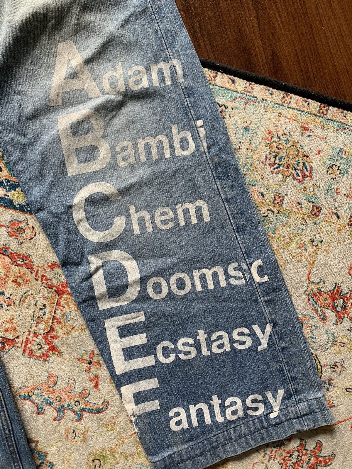 PPFM PPFM Poem Ecstasy Denim Pants Size US 32 / EU 48 - 3 Thumbnail