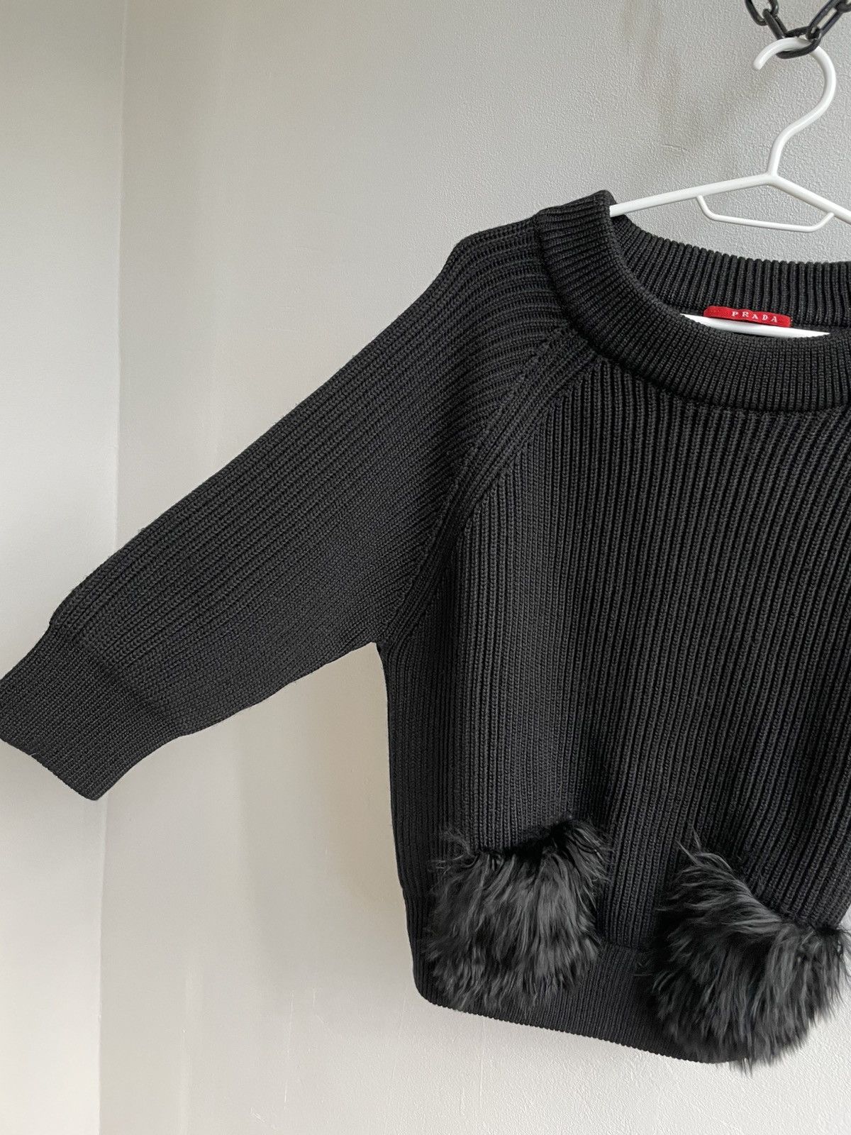 Prada Prada Knit Wool Heavy Sweater Sweatshirt Decorative Pockets Size M / US 6-8 / IT 42-44 - 5 Thumbnail