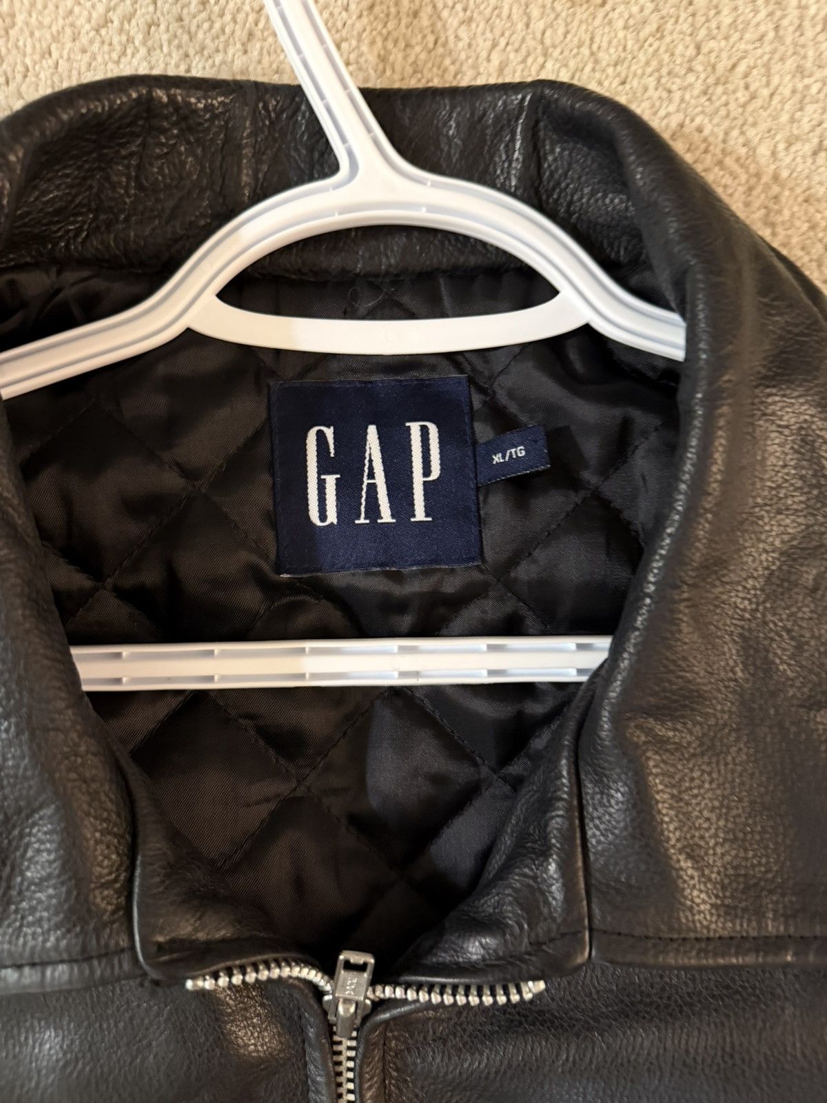 Gap Vintage Gap Genuine Leather Jacket Size US XL / EU 56 / 4 - 3 Thumbnail