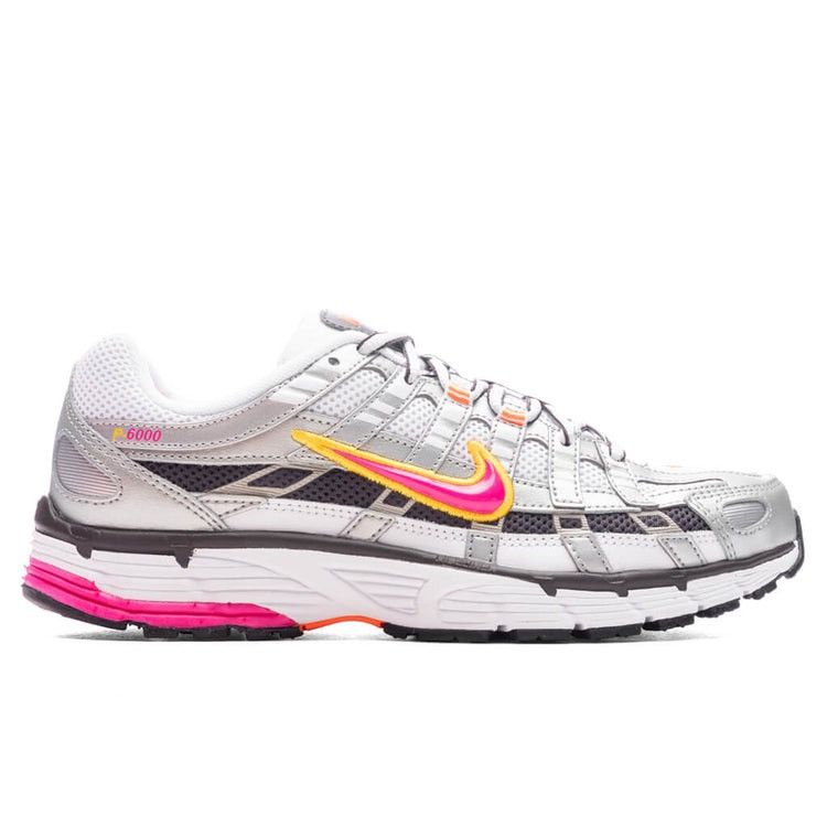 Nike WOMEN'S P-6000 - WHITE/LASER FUCHSIA/METALLIC SIZE 12 Size US 12 / IT 42 - 6 Thumbnail