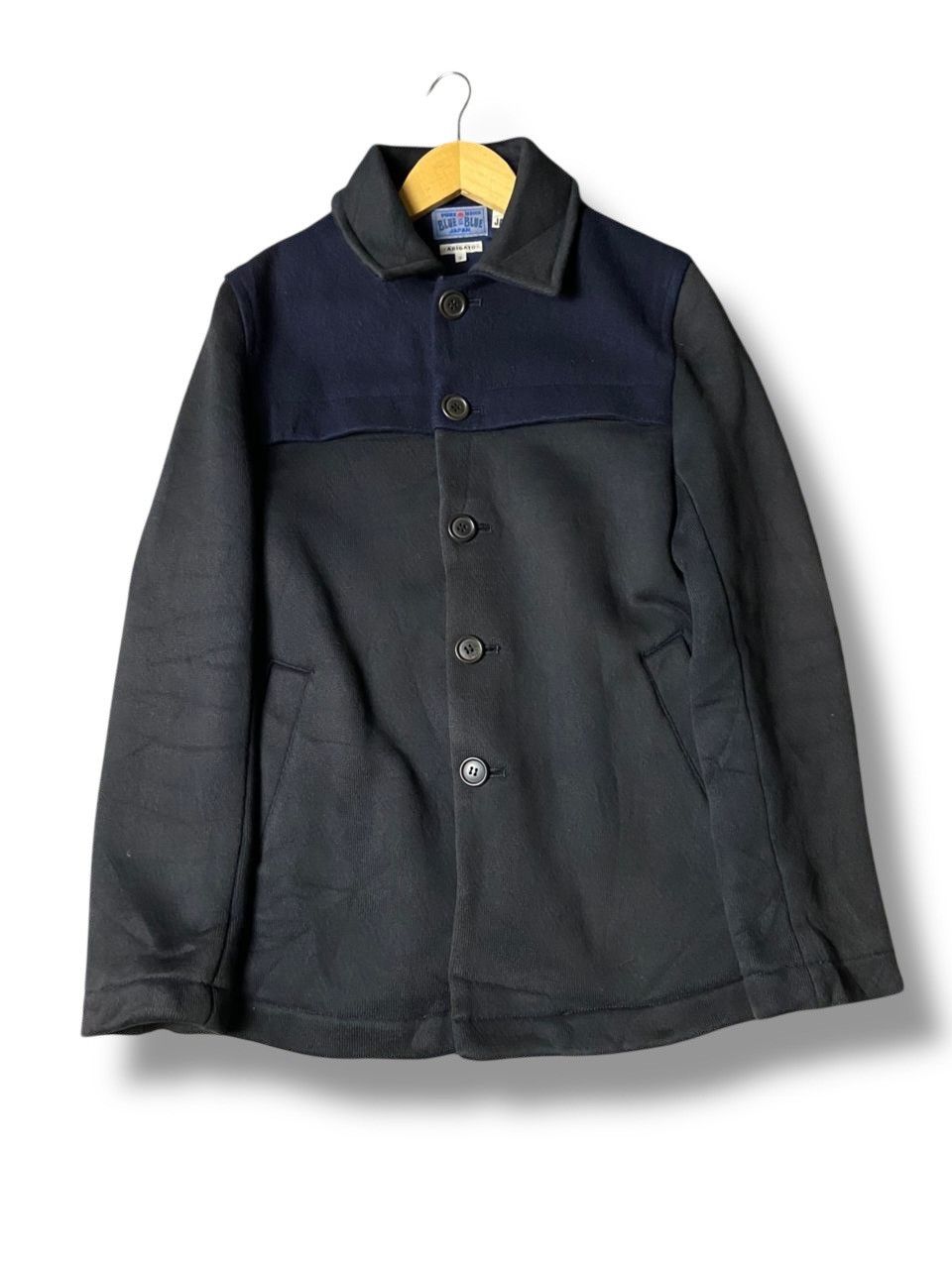 Blue Blue Japan Blue Blue Japan Arigato Indigo Buttoned Jacket (160) Size US XXS / EU 40 - 1 Thumbnail