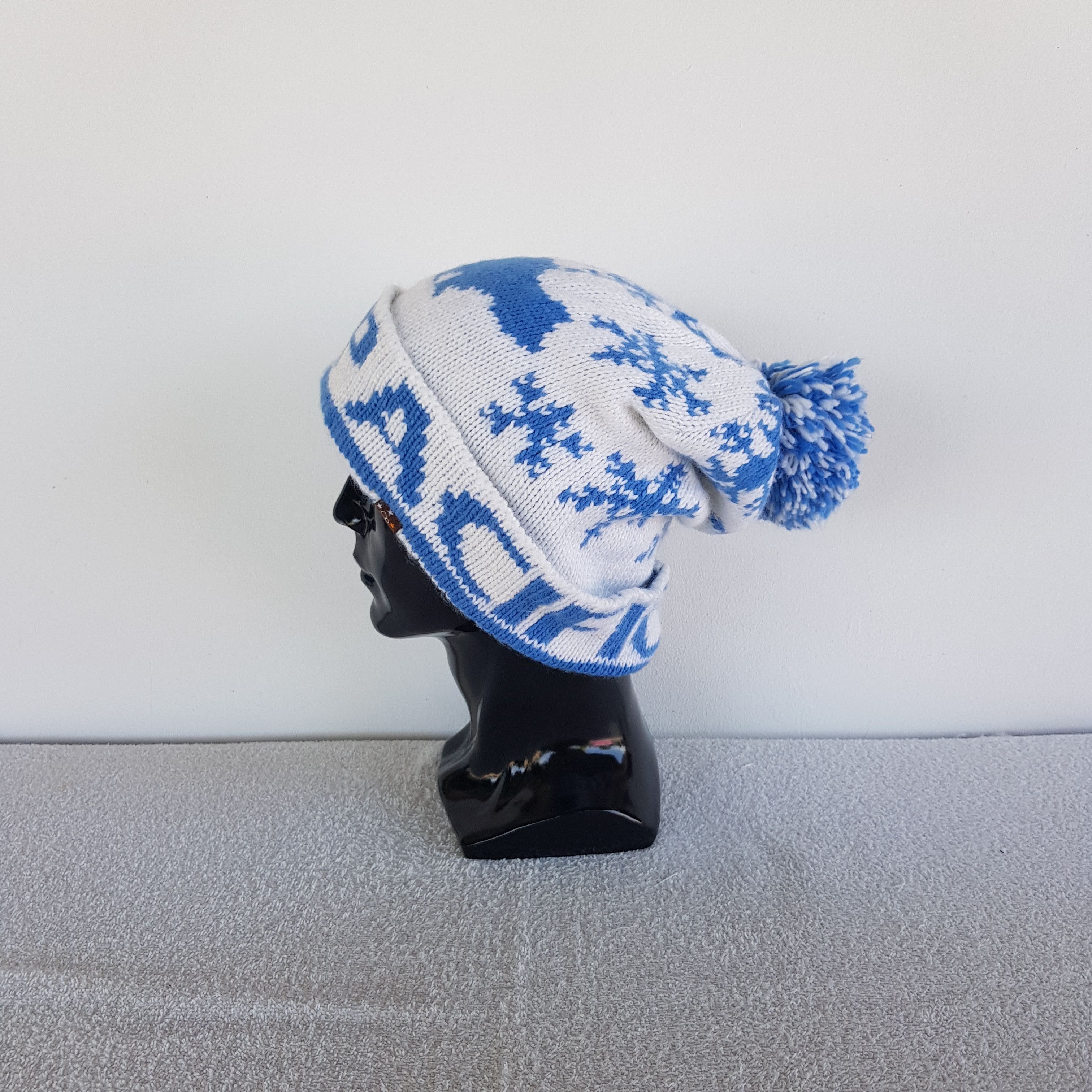 Ocean Pacific Vintage Ocean Pacific Beanie Pom Pom Knit Snow Caps Hats Size ONE SIZE - 4 Thumbnail