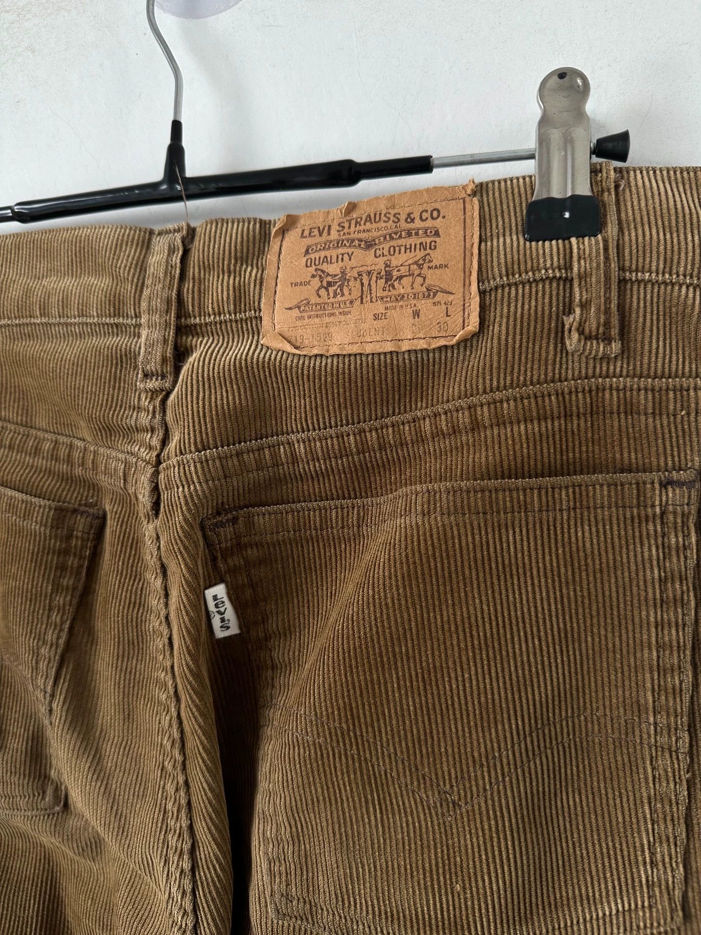 Levi's Levi's 70s 719 Corduroy 5-Pocket Pants W29 L30 Size US 30 / EU 46 - 4 Thumbnail