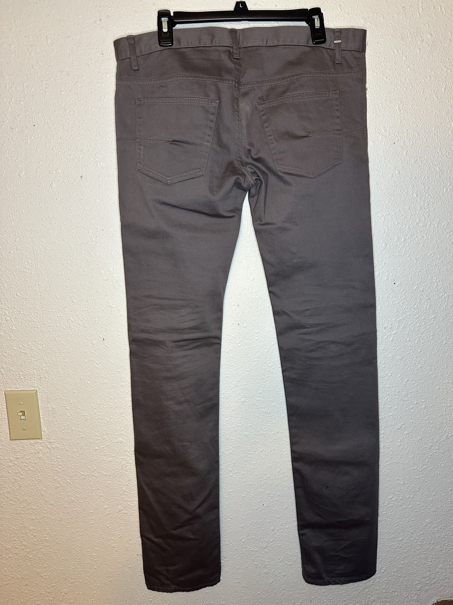Dior Dior Japan Grey/Purple Twill Pants Size US 34 / EU 50 - 2 Thumbnail
