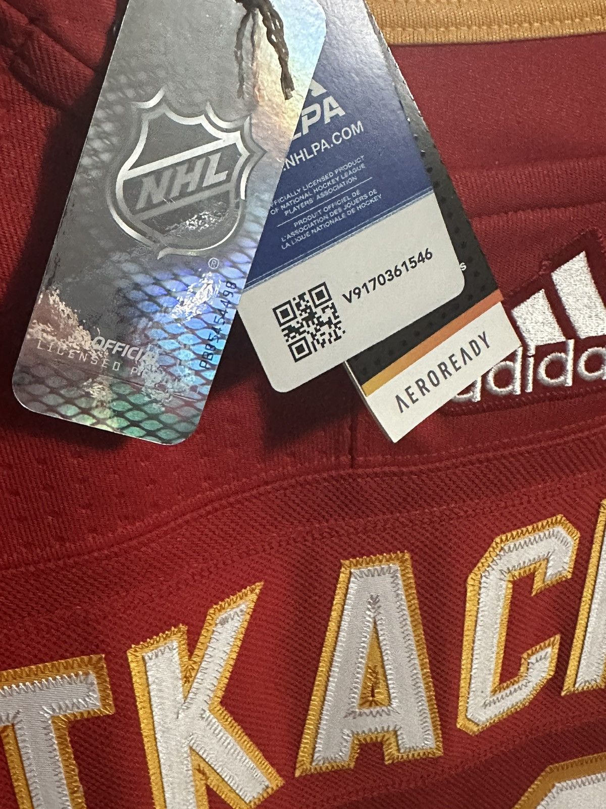 NHL Matthew Tkachuk Red Calgary Flames Home Size US M / EU 48-50 / 2 - 5 Thumbnail