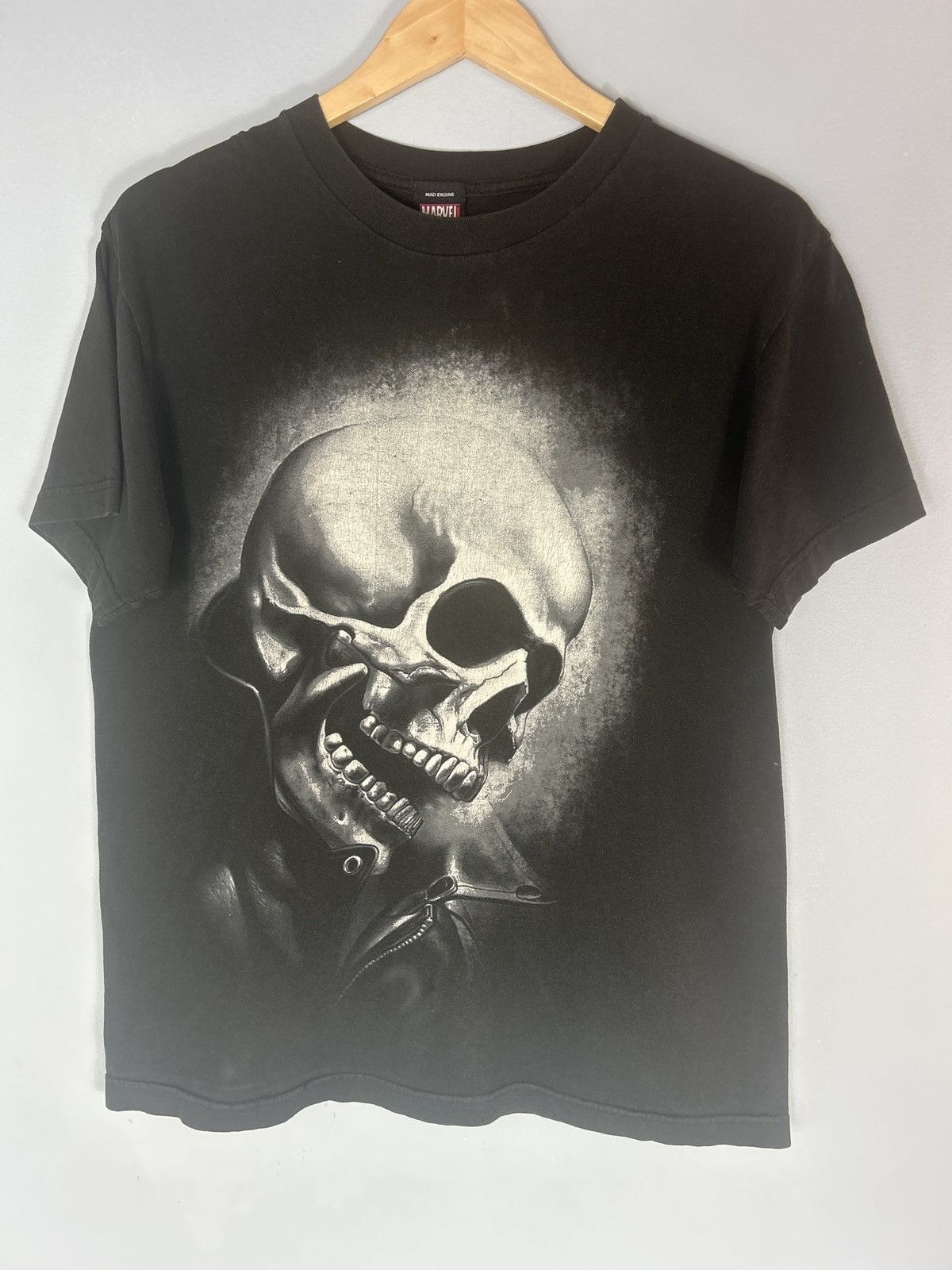 Marvel Comics Vintage Marvel Mad Engine Ghost Rider Skull Tee Size US M / EU 48-50 / 2 - 1 Thumbnail