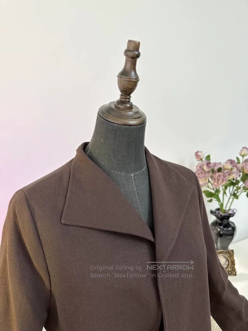 Hermes Hermes Margiela Era Casual Mid-Length Coat, Red Brown Size S / US 4 / IT 40 - 5 Thumbnail