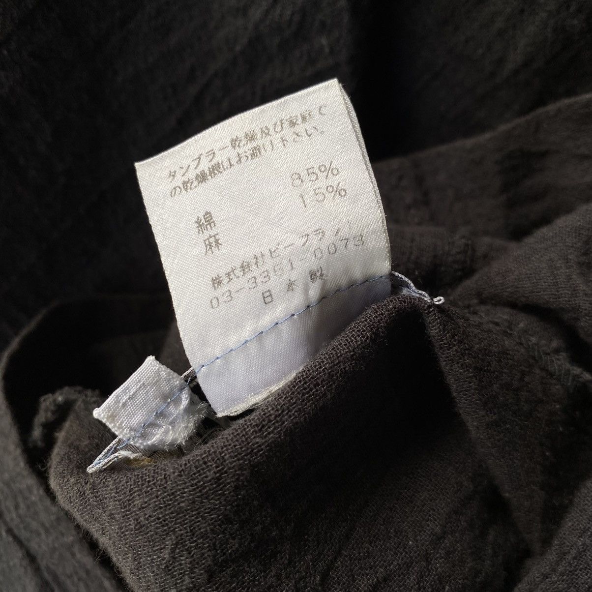 Japanese Brand bx bi eks Black Crinkled Cowl Neck Top Size XS / US 0-2 / IT 36-38 - 6 Thumbnail