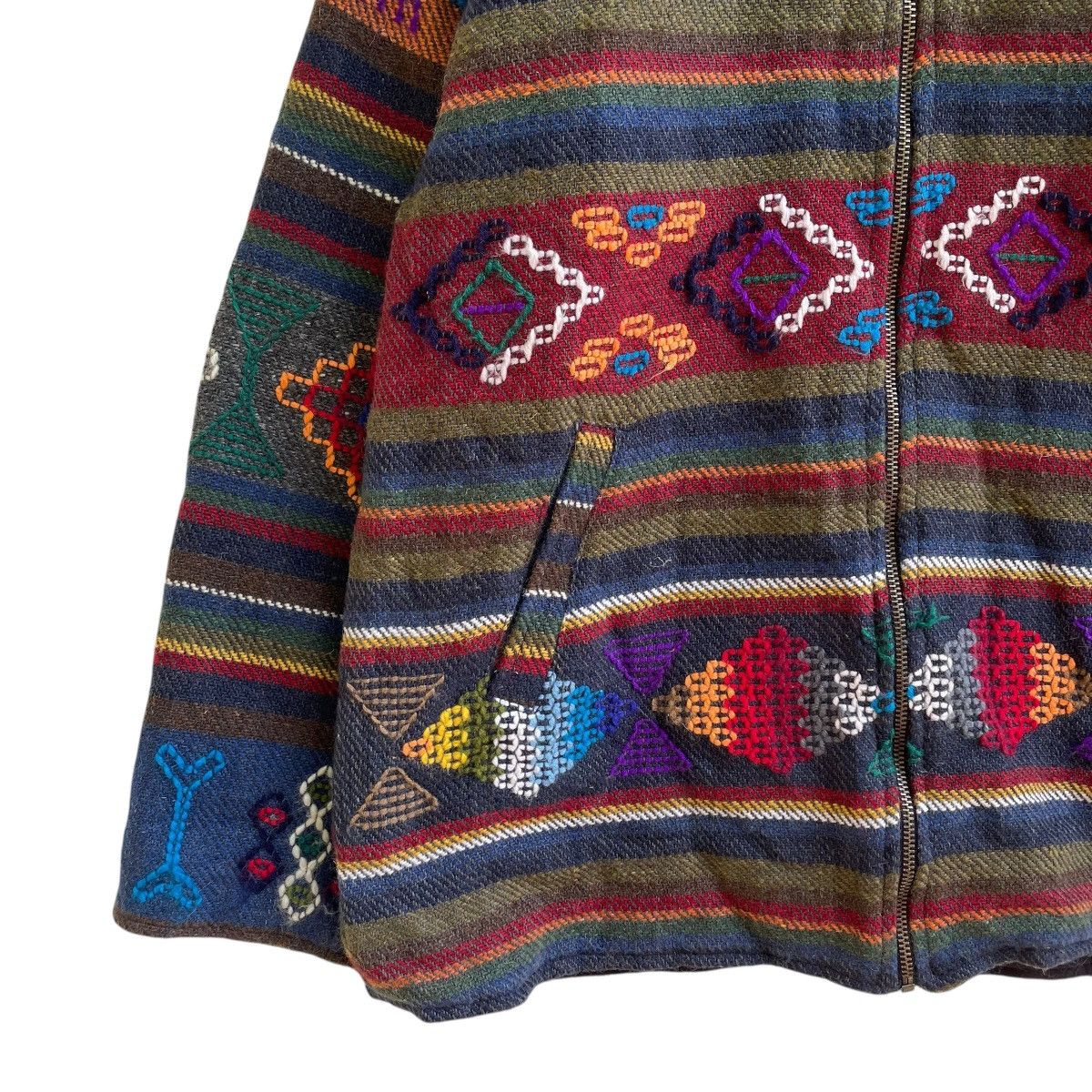 Other 💥Vintage Art Knit Zipper Up Jacket Size US M / EU 48-50 / 2 - 5 Thumbnail