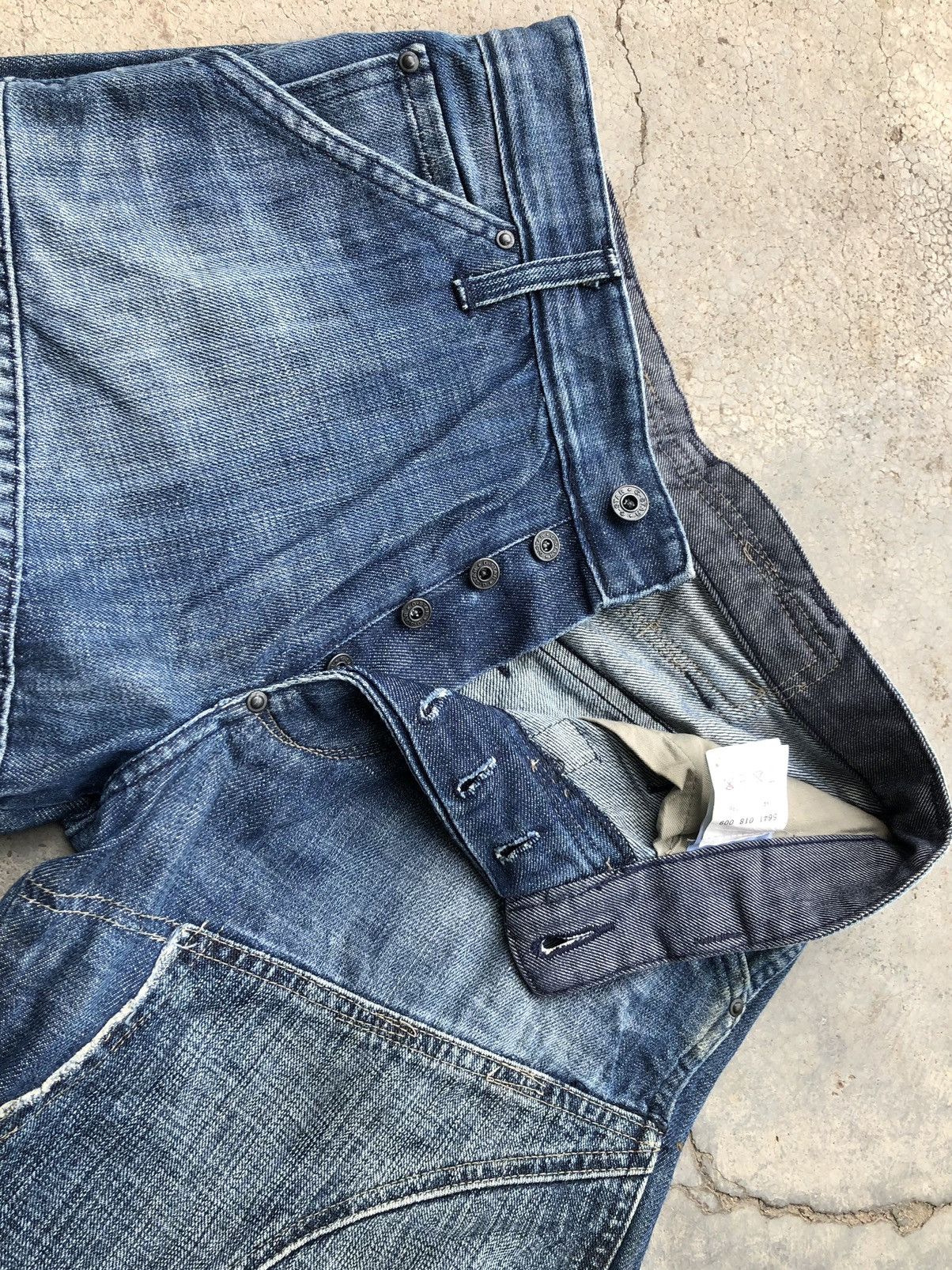 Designer BAGGY GSTAR VINTAGE BIKER STYLE DENIM Size US 31 - 2 Thumbnail