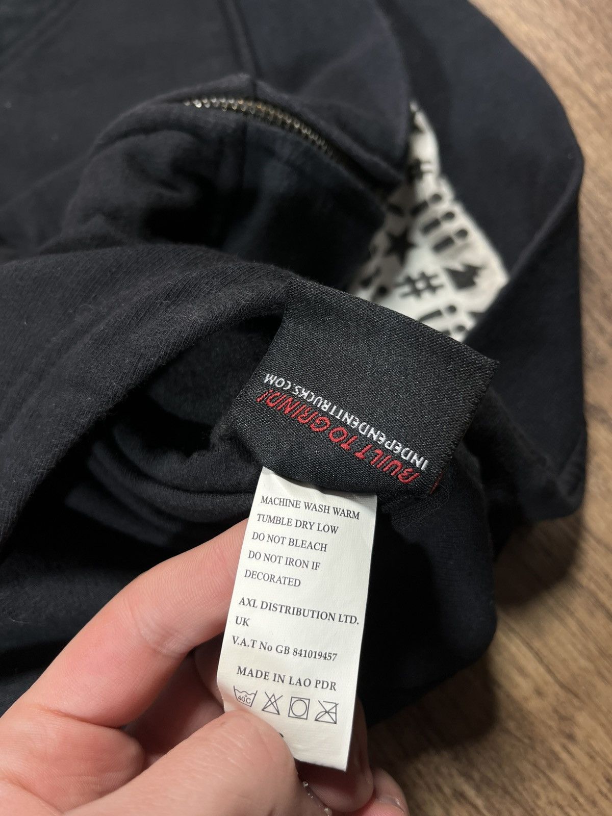 Independent Truck Co. Y2K Reversible Zip-Up Hoodie Independent Logo Graphic Print Size US S / EU 44-46 / 1 - 7 Thumbnail