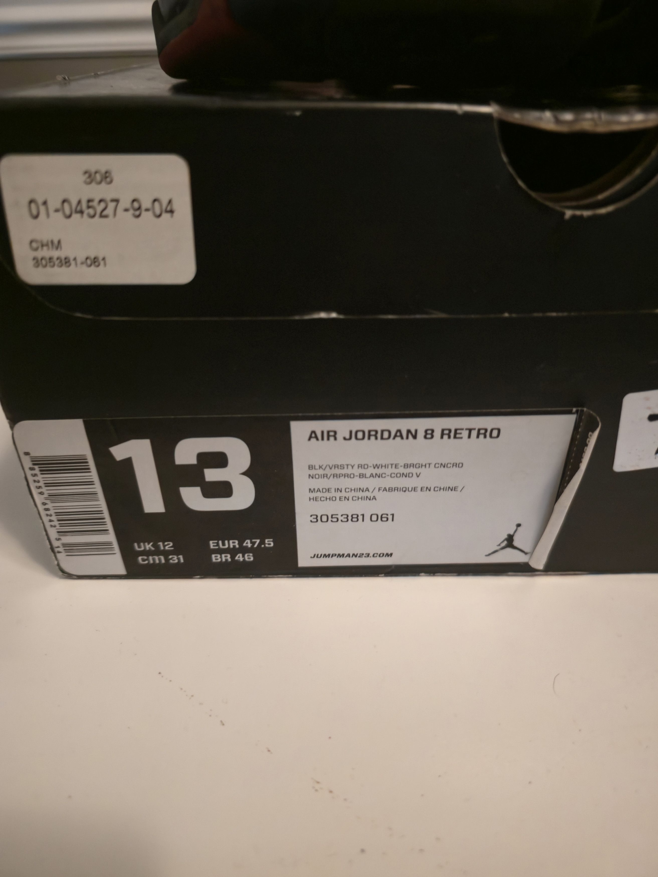 Jordan Brand 2013 Jordan 8 Retro "Playoff" Size US 13 / EU 46 - 9 Thumbnail