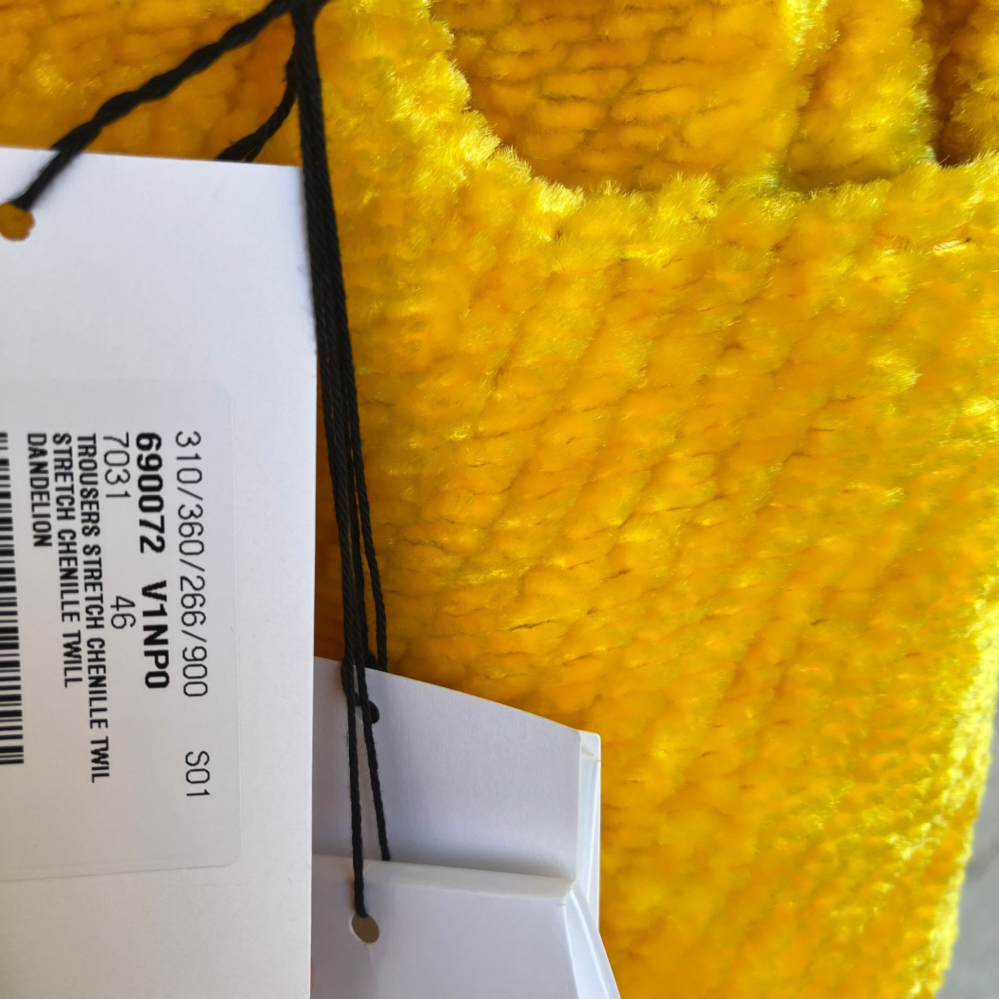 Bottega Veneta Chenille Twill Pants in Dandelion Size US 30 / EU 46 - 8 Thumbnail