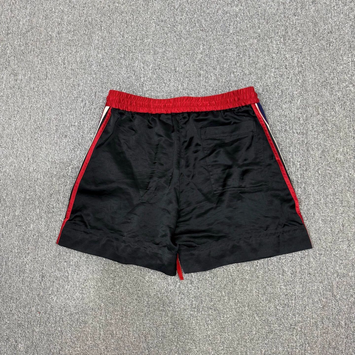 Gucci Gucci Black Acetate Silk Logo Track Shorts 48 Size US 44 / EU 60 - 2 Thumbnail
