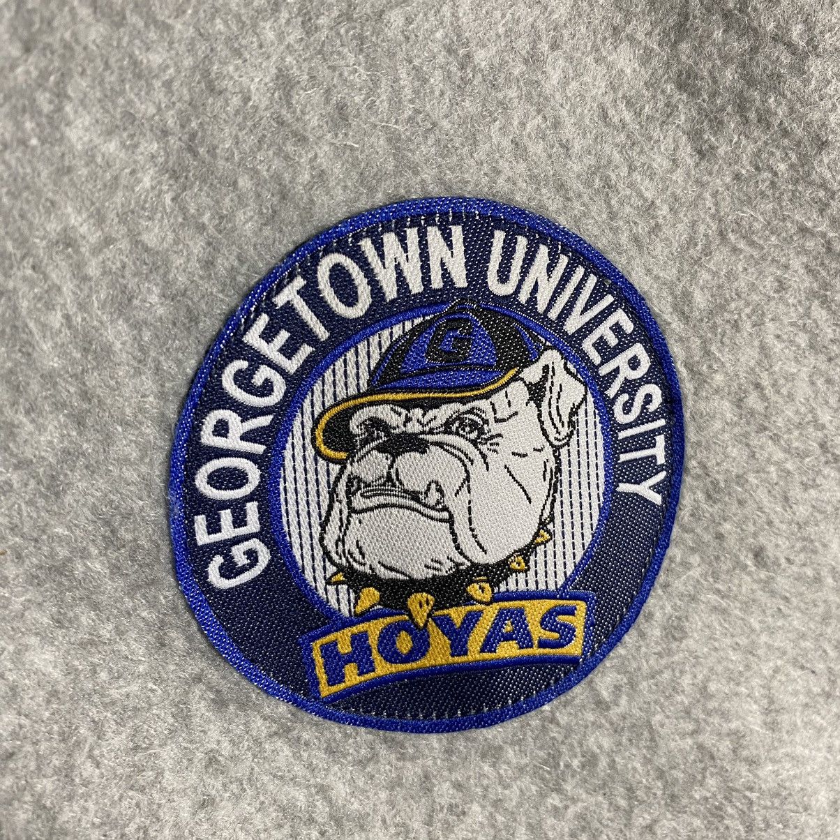 Vintage Vintage Georgetown University Hoyas Fleece Zipper Jacket Size US M / EU 48-50 / 2 - 7 Thumbnail