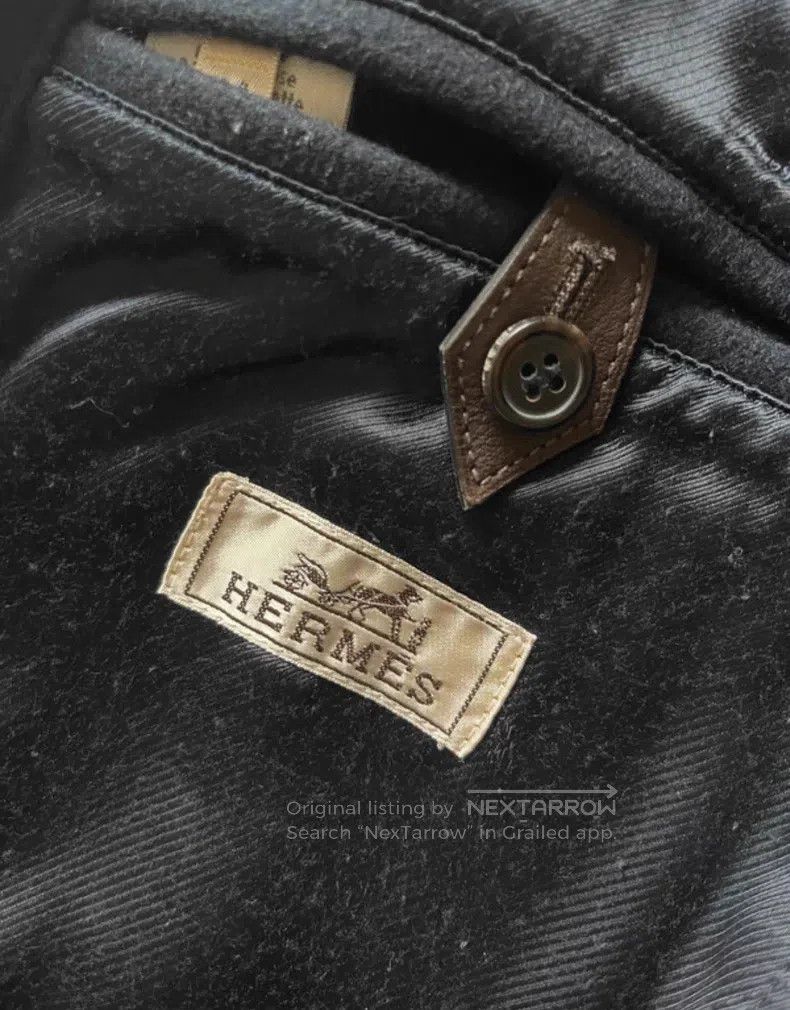 Hermes Hermes Pure cashmere coat, fur integrated style Size US L / EU 52-54 / 3 - 6 Thumbnail