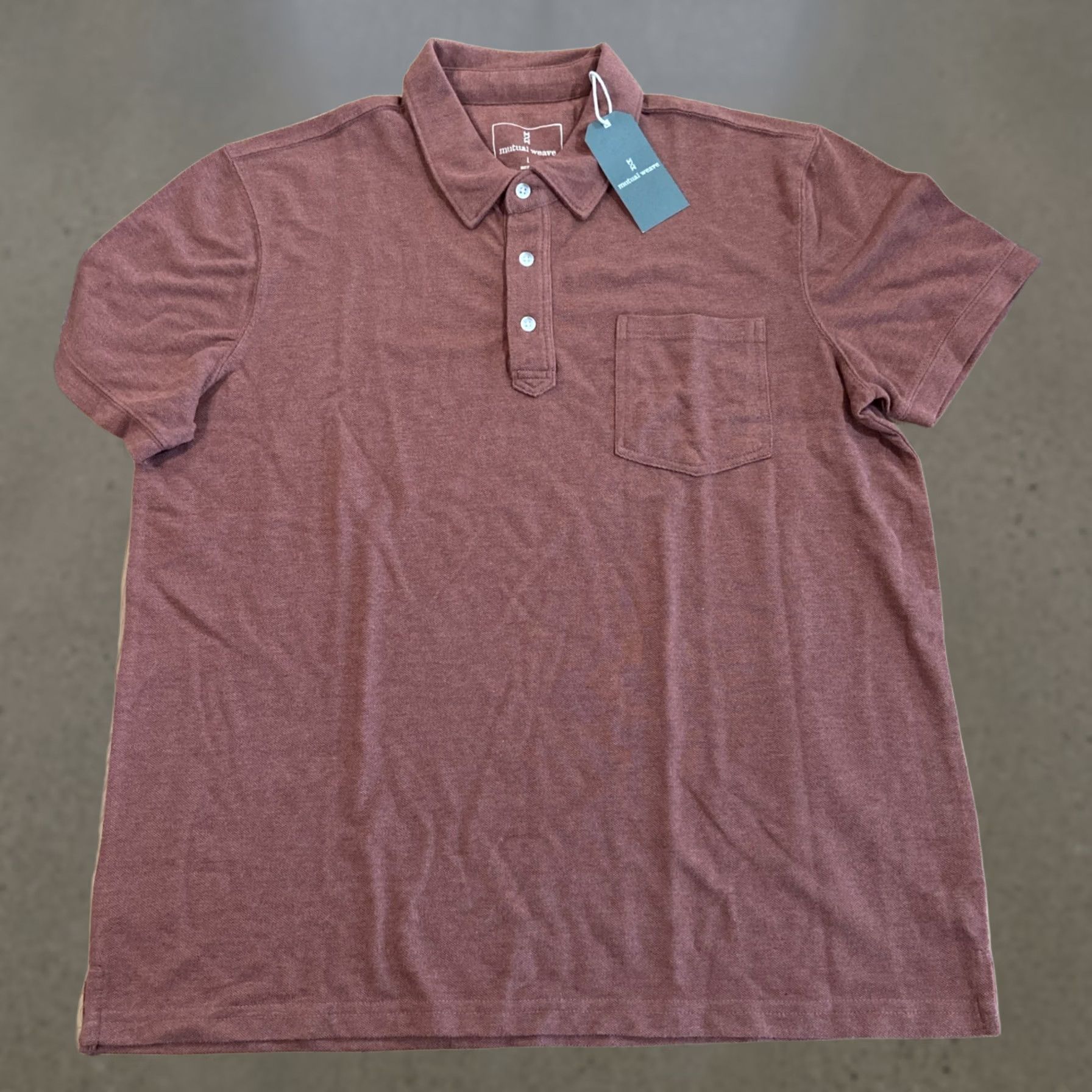 Vintage Rugby Polo Shirt Red Cotton Blend Golf Casual Men Size L NWT Size US L / EU 52-54 / 3 - 1 Thumbnail