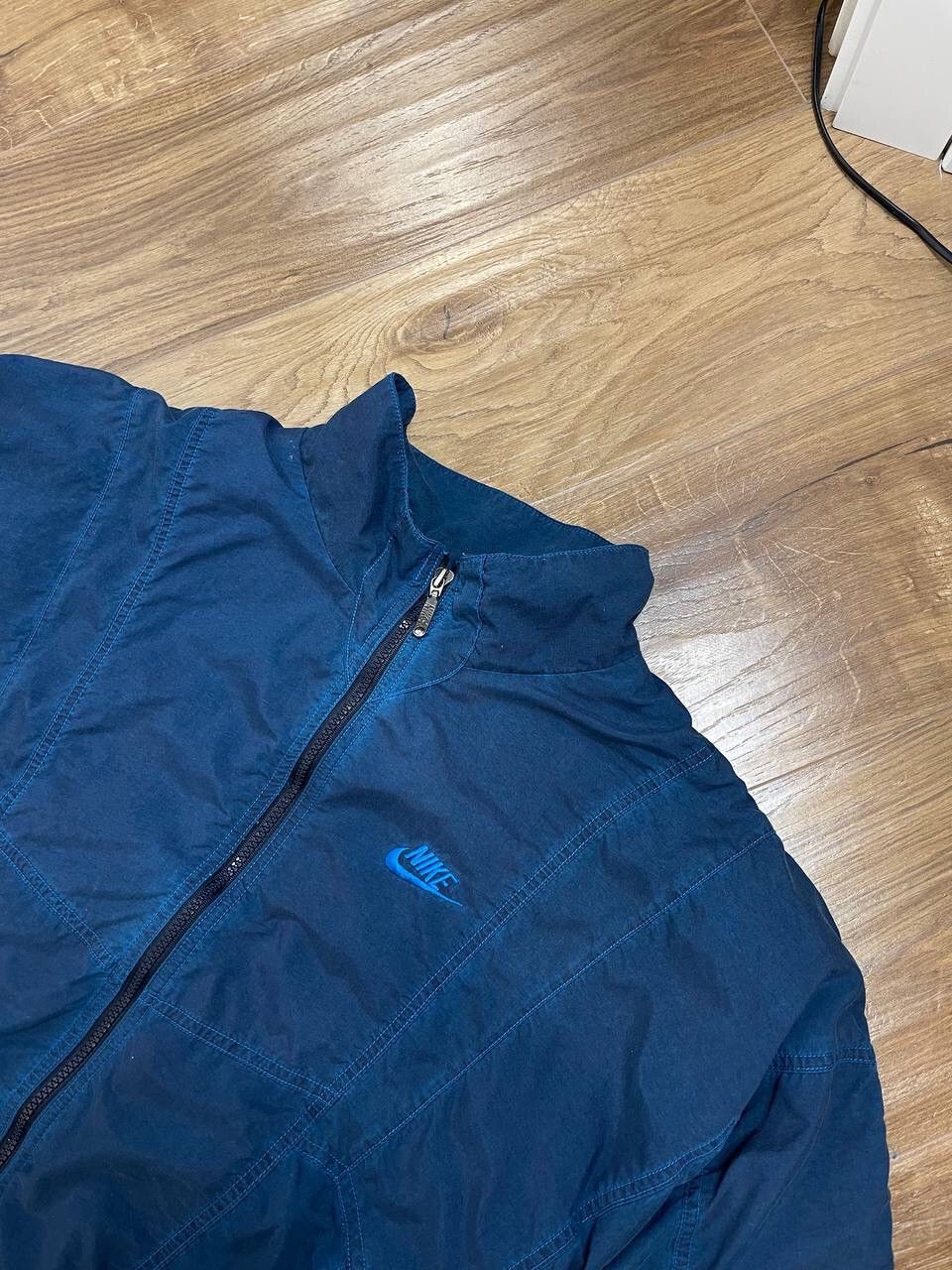 Nike Vintage Nike 90’s Y2K Big Logo Drill Nylon Bomber Jacket Size US M / EU 48-50 / 2 - 5 Thumbnail