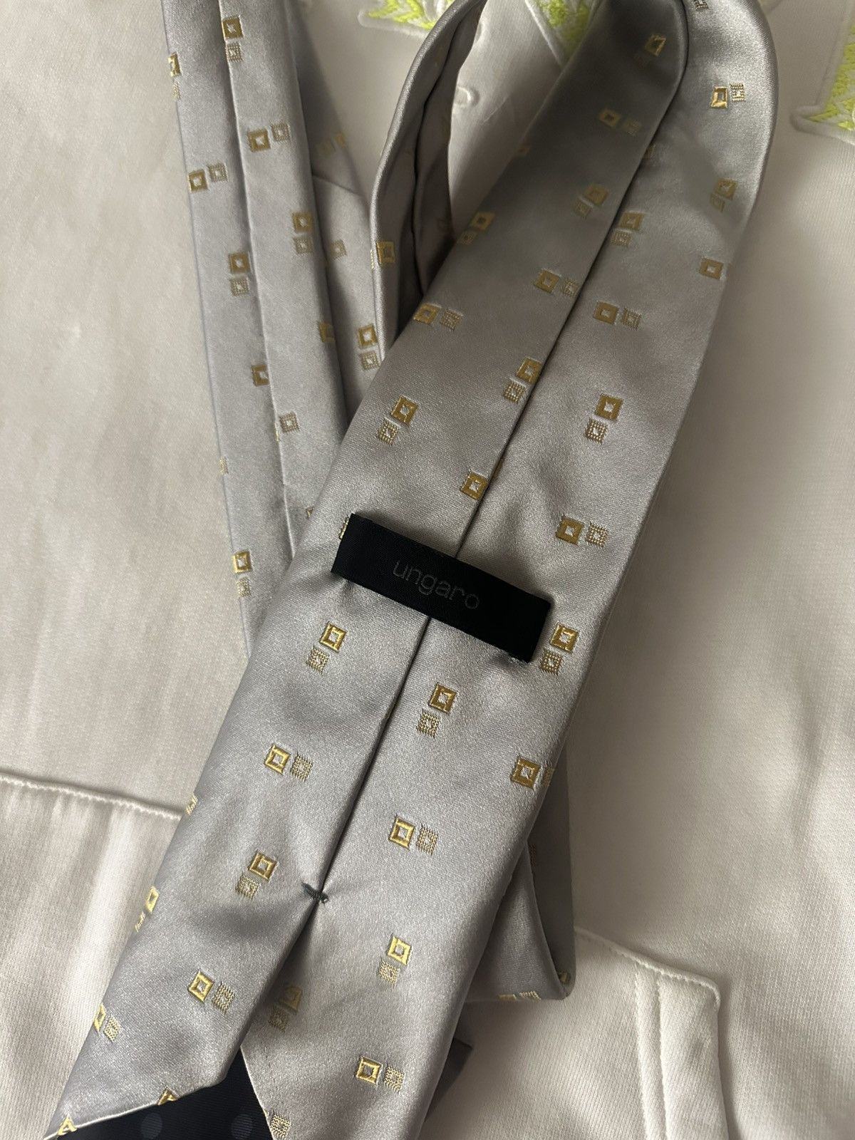 Ungaro Paris Silver Ungaro tie Size ONE SIZE - 2 Thumbnail