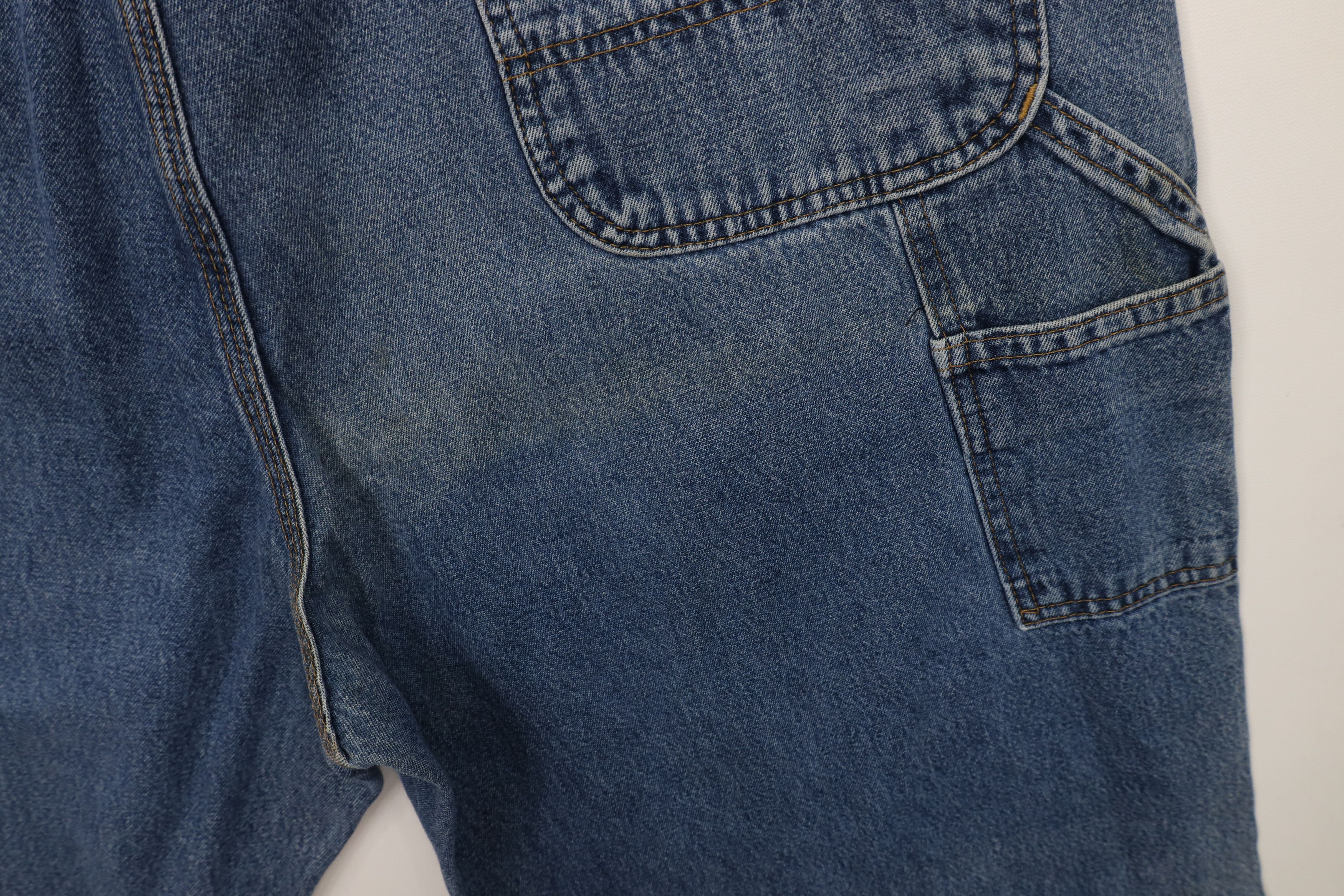 Carhartt Vintage Y2K Carhartt Spell Out Wide Leg Dungaree Jeans Size US 40 / EU 56 - 13 Thumbnail
