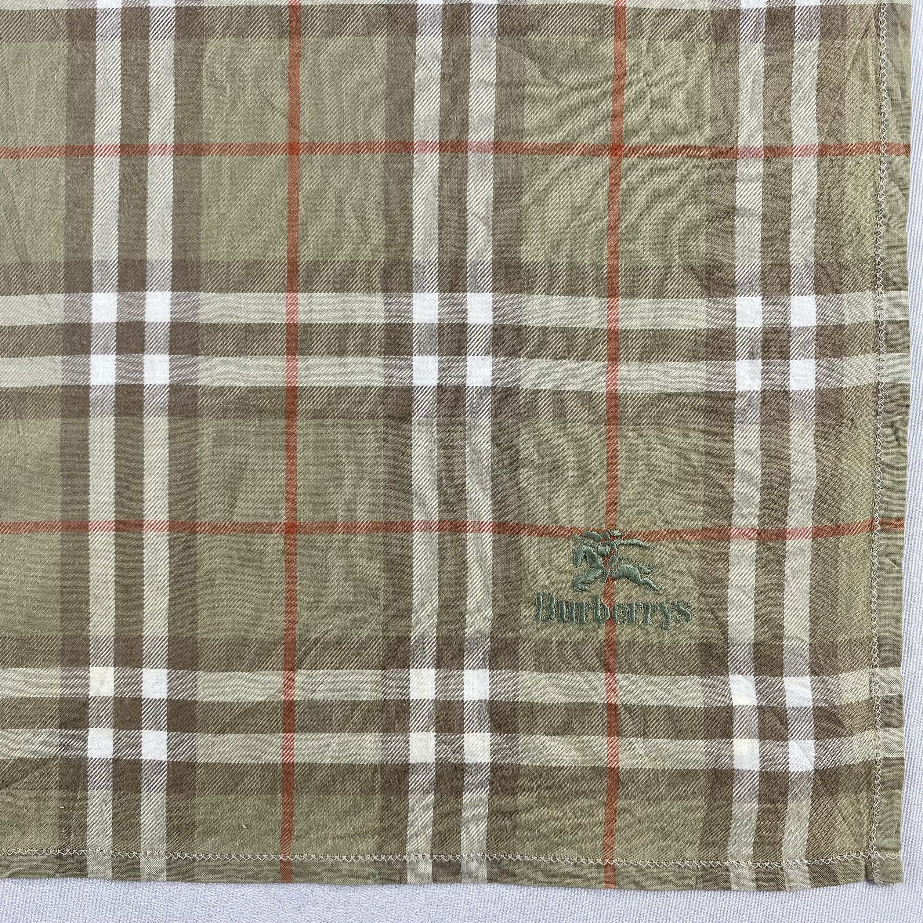 Burberry × Vintage Burberry Bandana/ Handkerchief / Neckerchief Size ONE SIZE - 3 Thumbnail