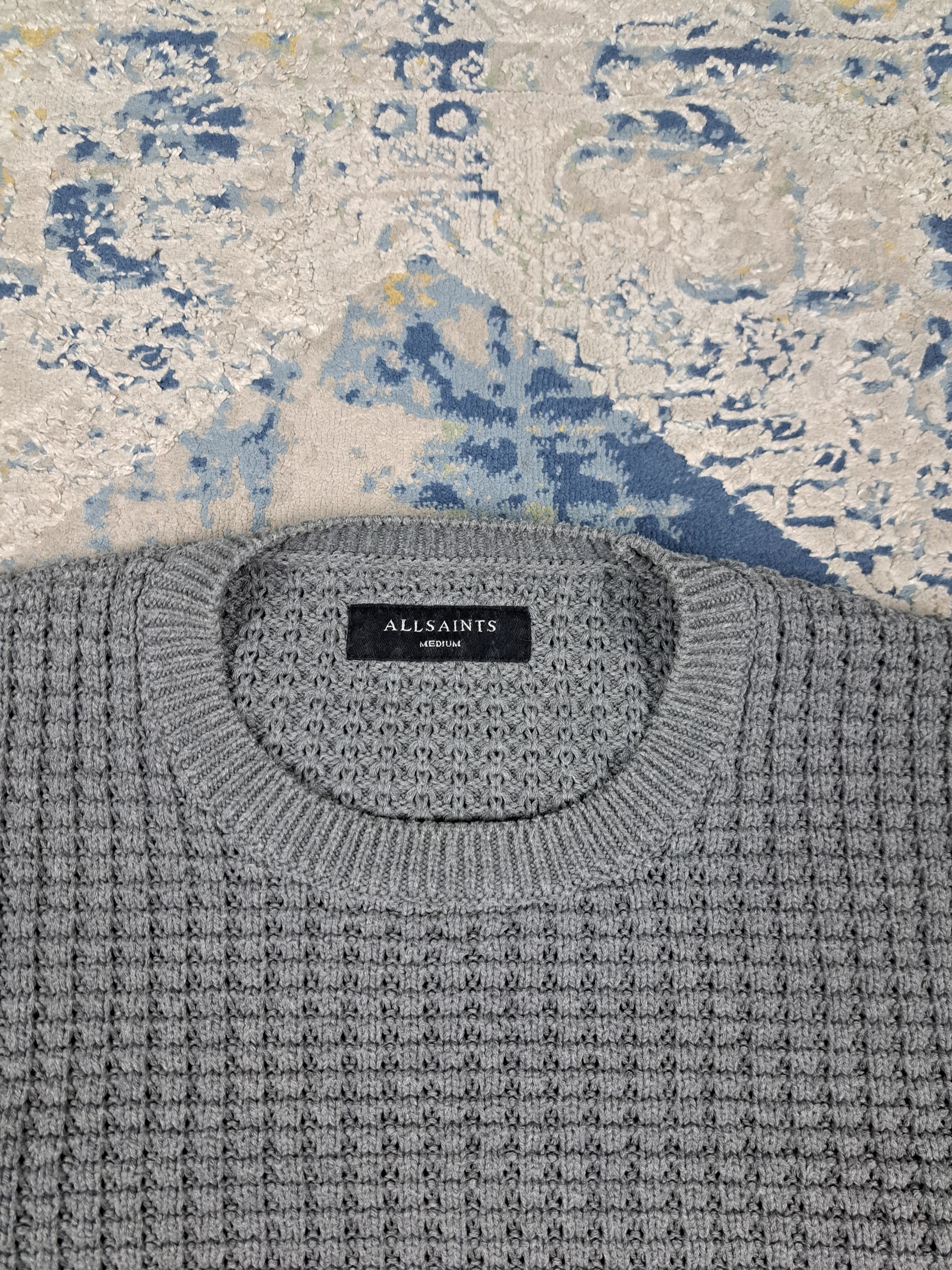 Allsaints Allsaints Waffle Knit Sweater Archive Old Money Size US M / EU 48-50 / 2 - 2 Thumbnail