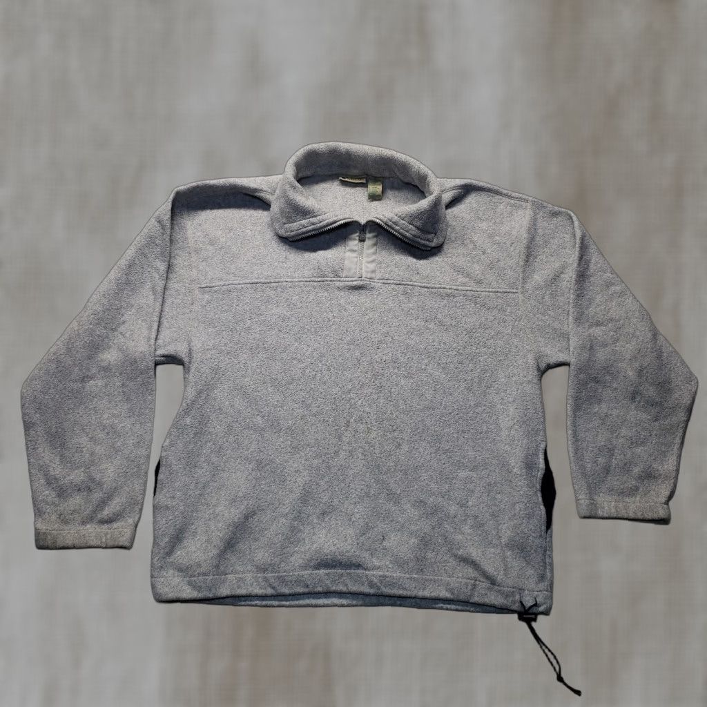 Vintage Northwest Territory Sweater Shirt L Adult Gray 1/4 Zip Stretchy 25% Rayon Womens Size L / US 10 / IT 46 - 1 Thumbnail