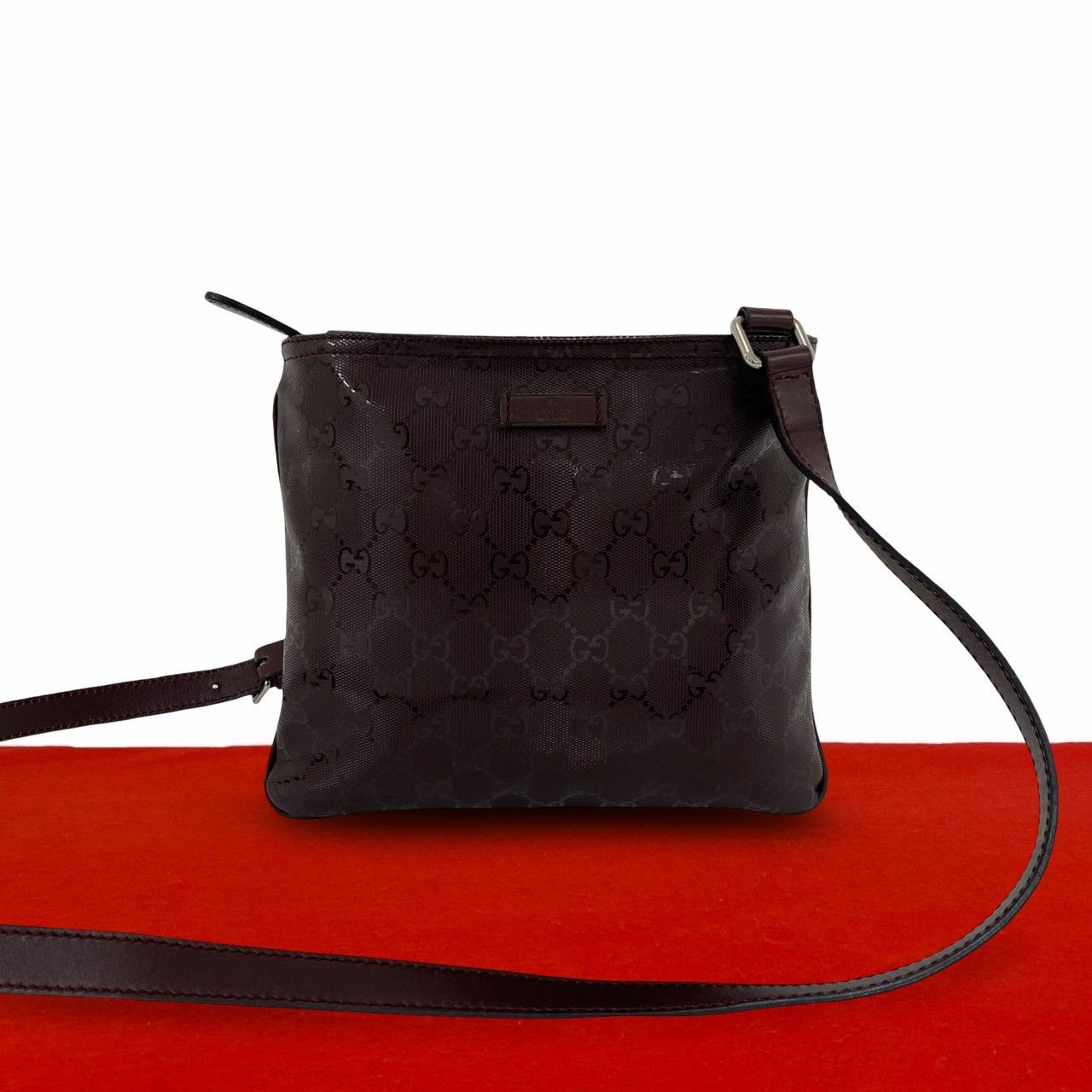 Gucci Gucci Gucci GG Imprime Leather Shoulder Bag Leather Shoulder Bag DUTY FREE for USA Size ONE SIZE - 1 Thumbnail
