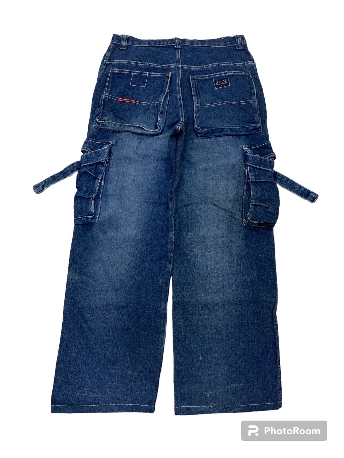 Fox Racing Vintage 90s Fox Racing Baggy Cargo Pant Size US 31 - 4 Thumbnail