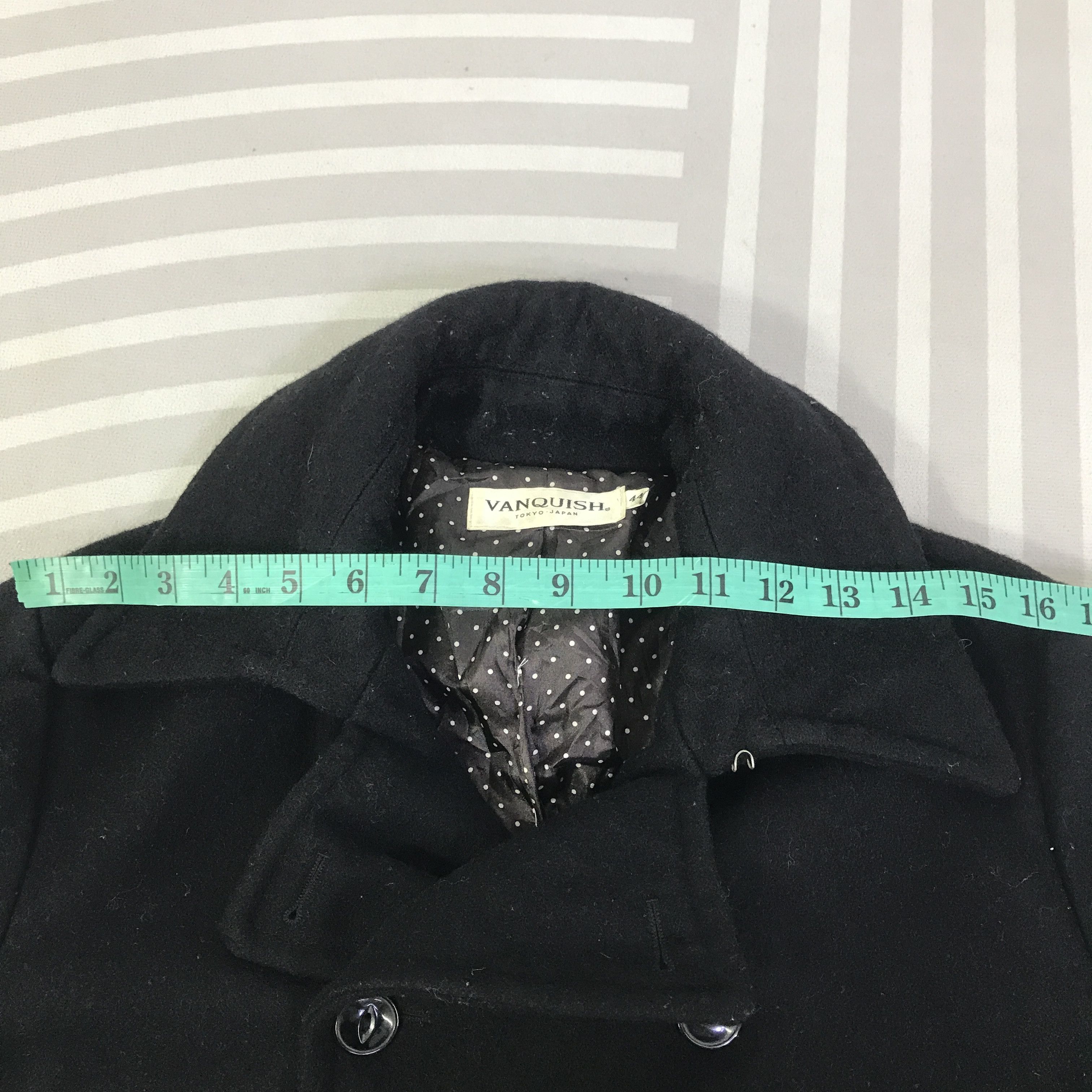 Vanquish Vintage Vanquish Double breasted Black Wool Jacket K100B1 Size US S / EU 44-46 / 1 - 6 Thumbnail