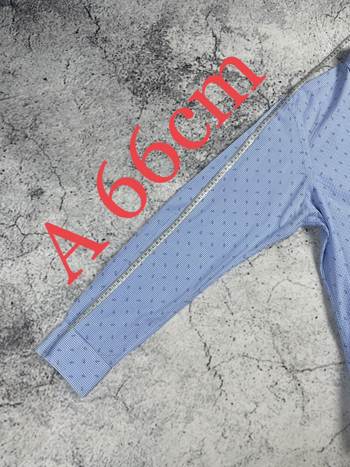Polo Ralph Lauren Polo Ralph Lauren L Slim Fit Anchor Print Shirt Classic egv Size US L / EU 52-54 / 3 - 9 Thumbnail