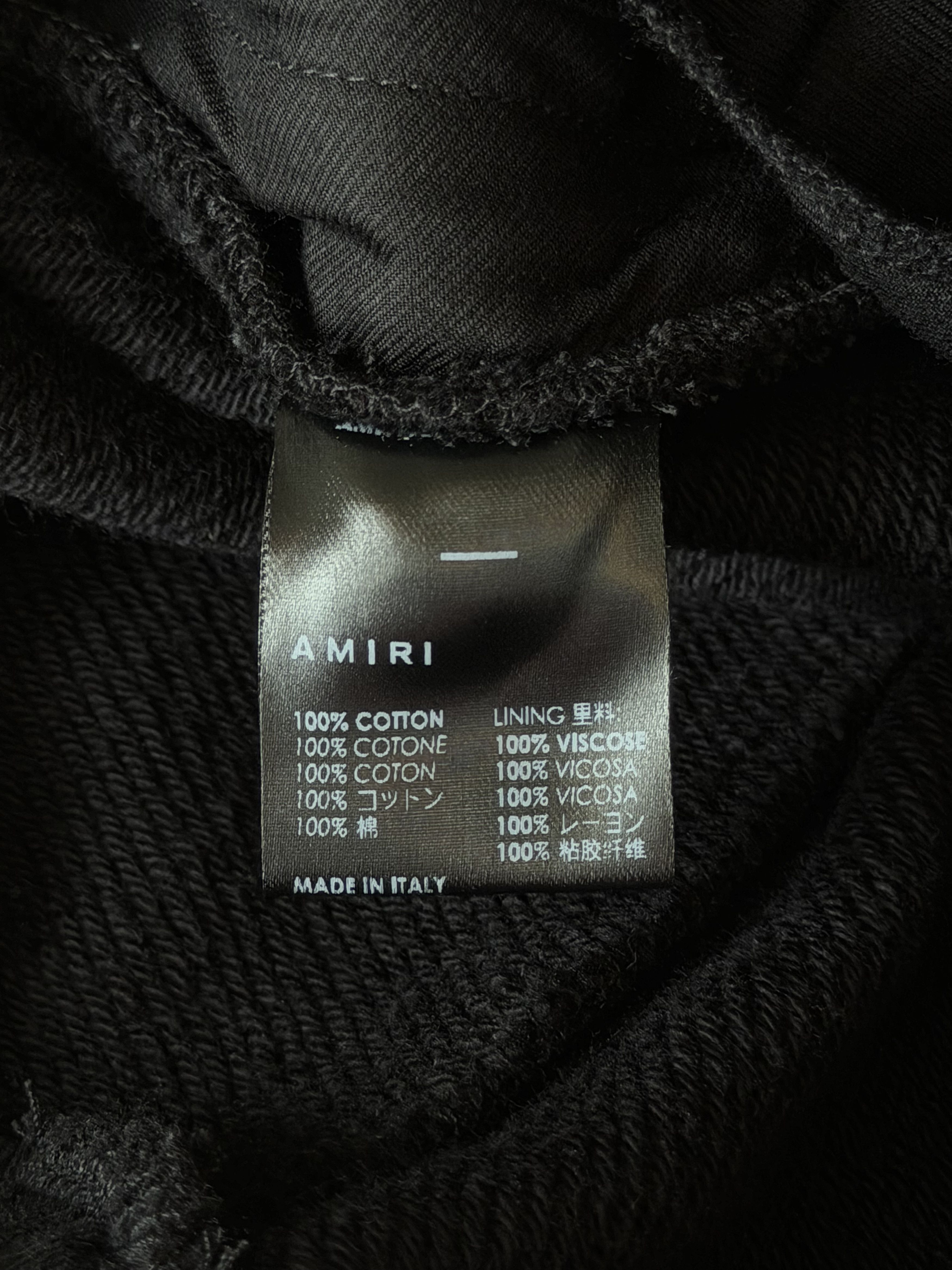 Amiri Amiri Black & White Ouija Board Sweatpants Size US 30 / EU 46 - 4 Thumbnail