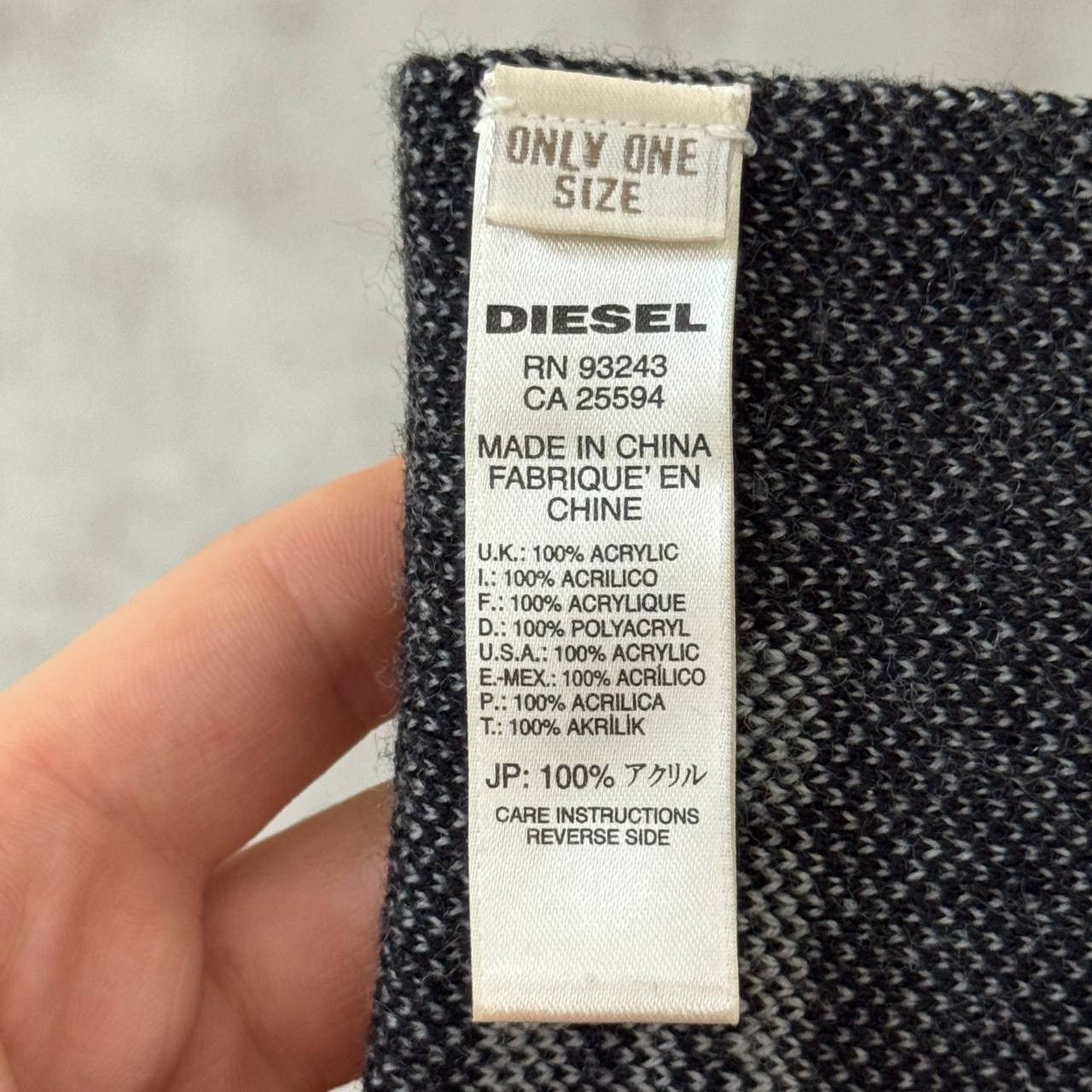 Diesel Vintage Diesel Y2K Scarf Size ONE SIZE - 7 Thumbnail