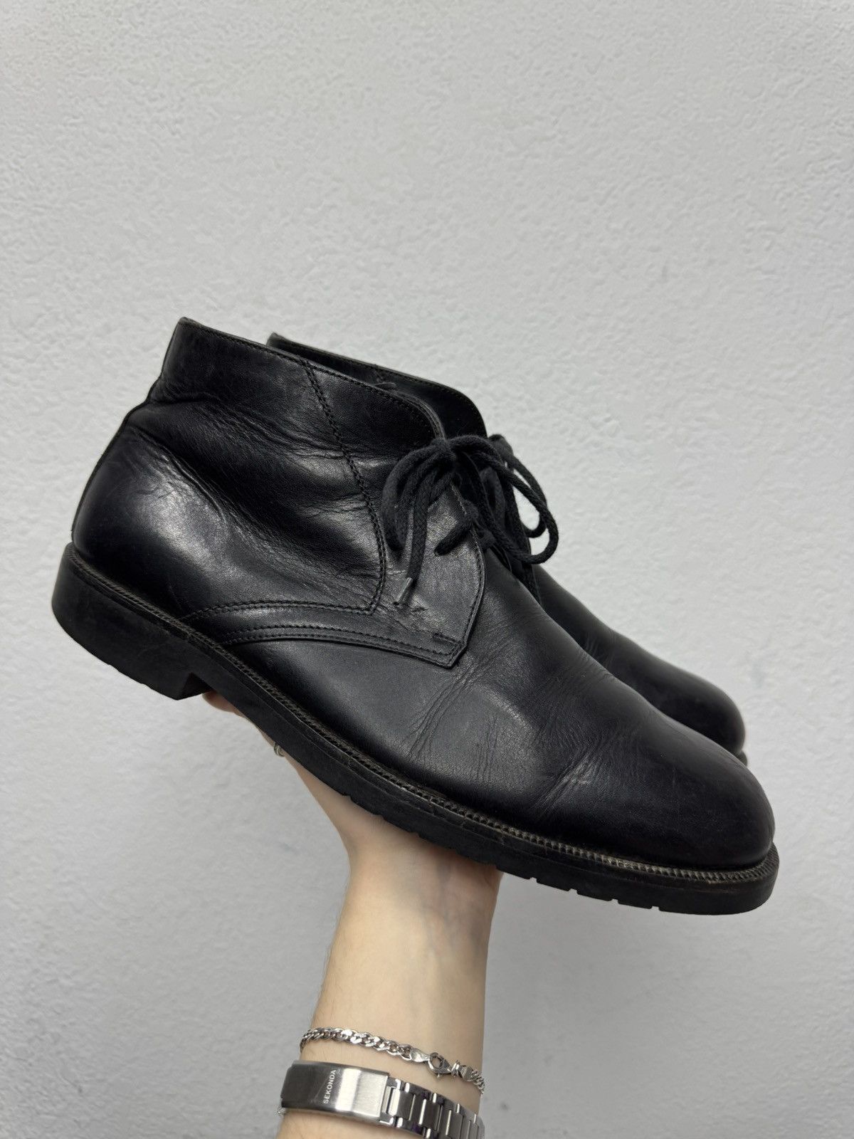 Bally Vintage Leather Bally Ankle Boots Avantgarde Guidi AS 98 Size US 9 / EU 42 - 11 Thumbnail