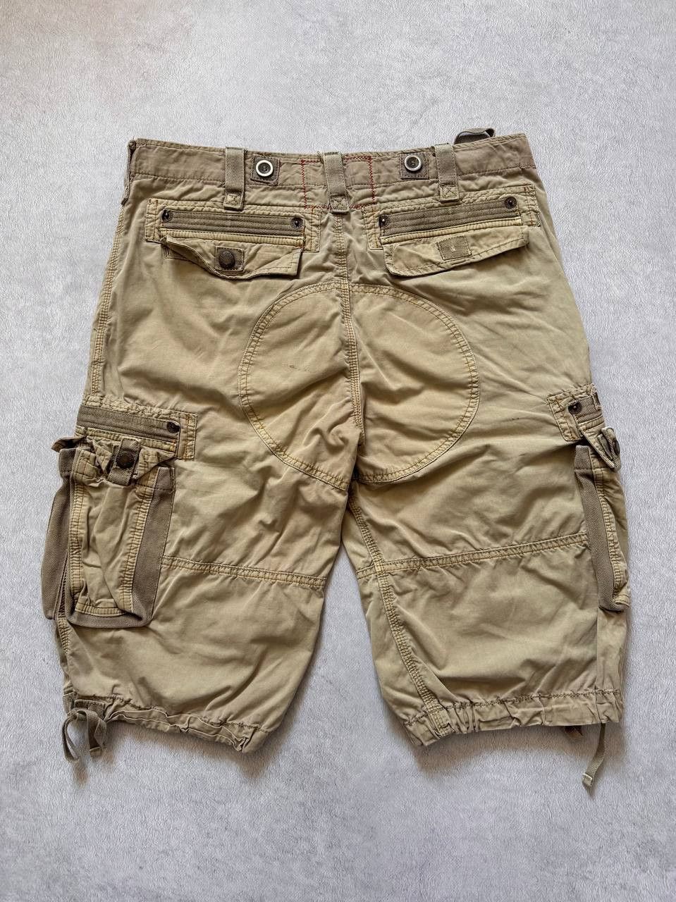 Alpha Industries Alpha Industries Cargo Shorts Faded Dirty Military Style Size US 32 / EU 48 - 2 Thumbnail