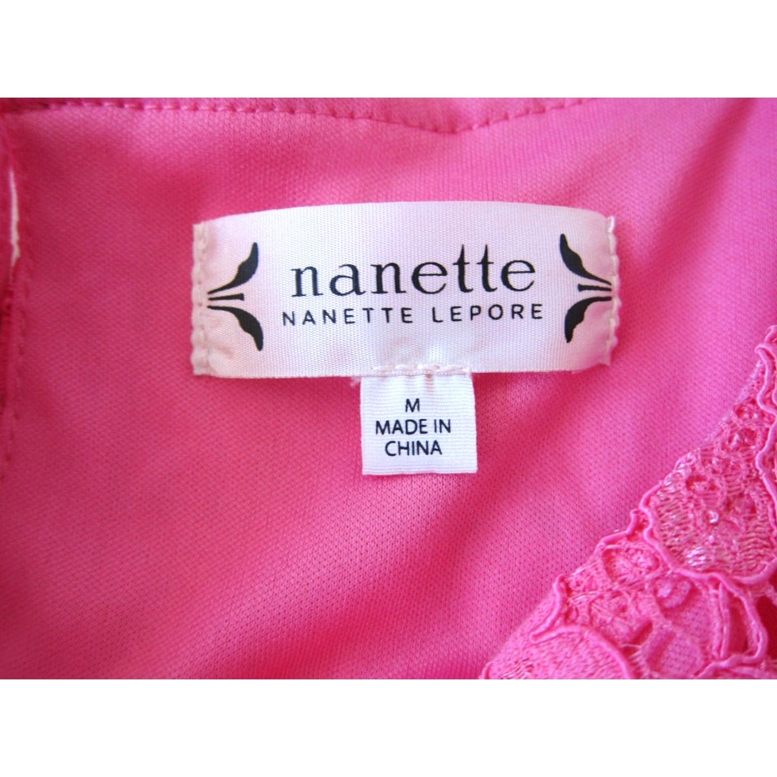 Nanette Lepore Nanette Lepore Neon Pink Crochet Knit Floral Flare Sleeve Tunic Blouse Top S Pink Women Blouse Floral Tunic 60% cotton 30% nylon 10% rayon M Size S / US 4 / IT 40 - 3 Thumbnail