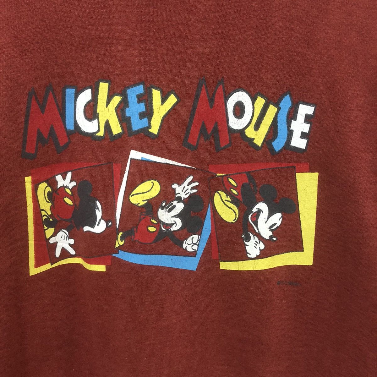 Disney × Vintage 90’ Disney Mickey Mouse Pullover Sweatshirt Size US L / EU 52-54 / 3 - 4 Thumbnail