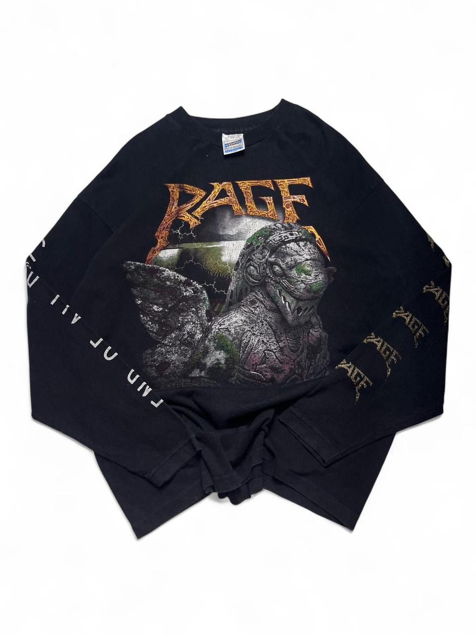 Band Tees 1990s screen stars rage end of all days long sleeve Size US XL / EU 56 / 4 - 1 Thumbnail