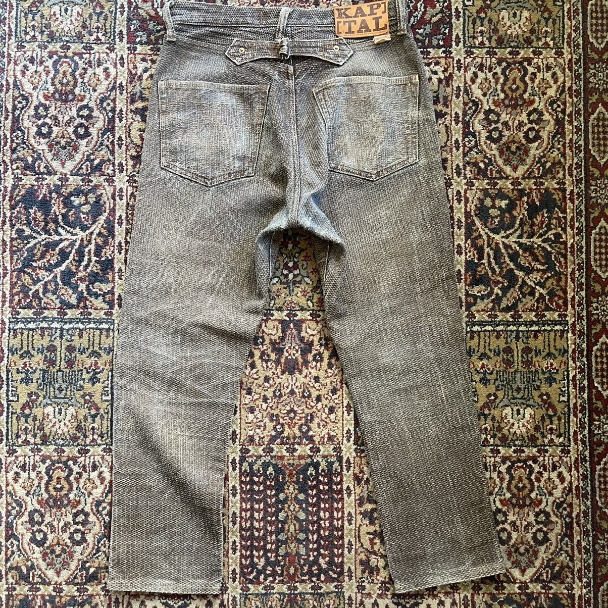 Kapital Kapital Century Denim Jeans Sashiko Persimmon size 30 Size US 30 / EU 46 - 7 Thumbnail