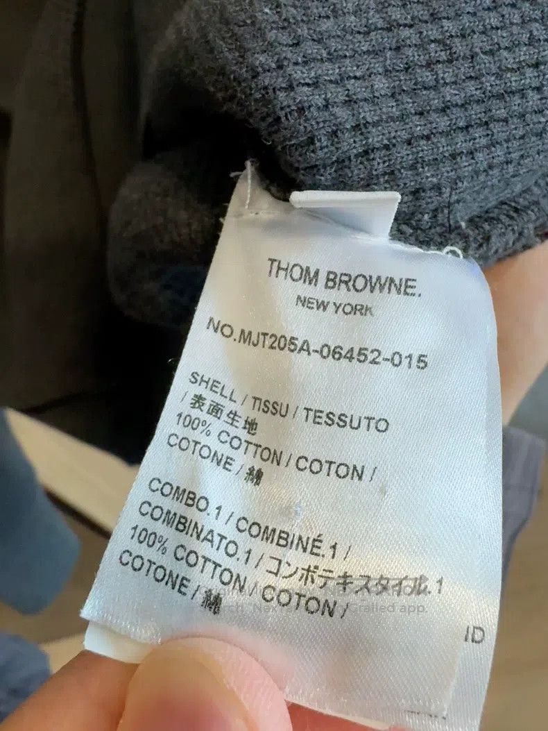 Thom Browne Thom Browne Waffle hoodie Size US L / EU 52-54 / 3 - 4 Thumbnail