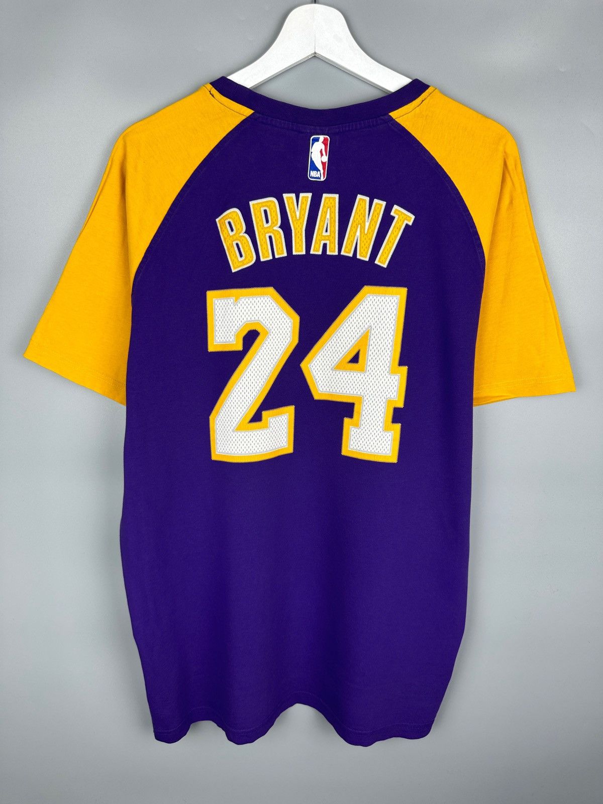 Adidas #24 Kobe Bryant Lakers Adidas NBA TShirt Tee Jersey Swingman Size US XL / EU 56 / 4 - 1 Thumbnail