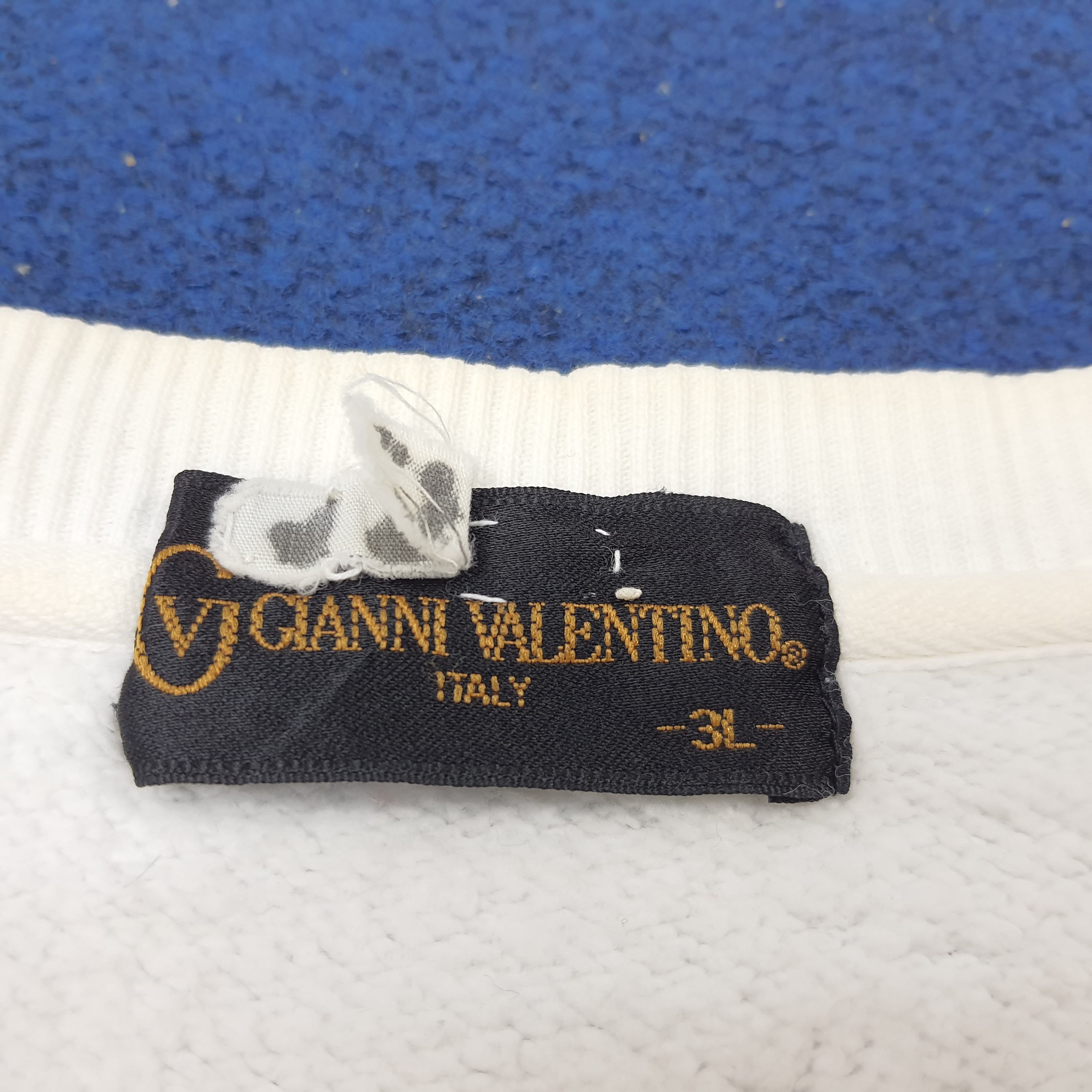 Gianni Valentino × Vintage Vintage Gianni Valentino Italy Designer Sweatshirts Size US XXL / EU 58 / 5 - 4 Thumbnail