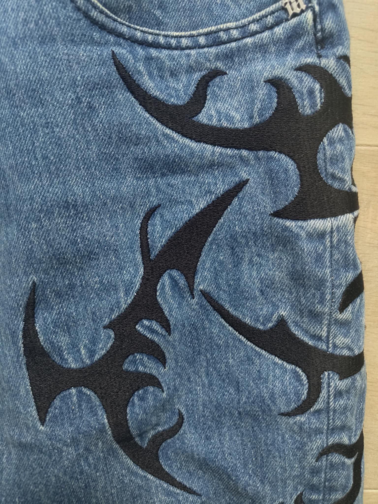 Misbhv Misbhv hardcore emroidered flared jeans Size US 32 / EU 48 - 6 Thumbnail