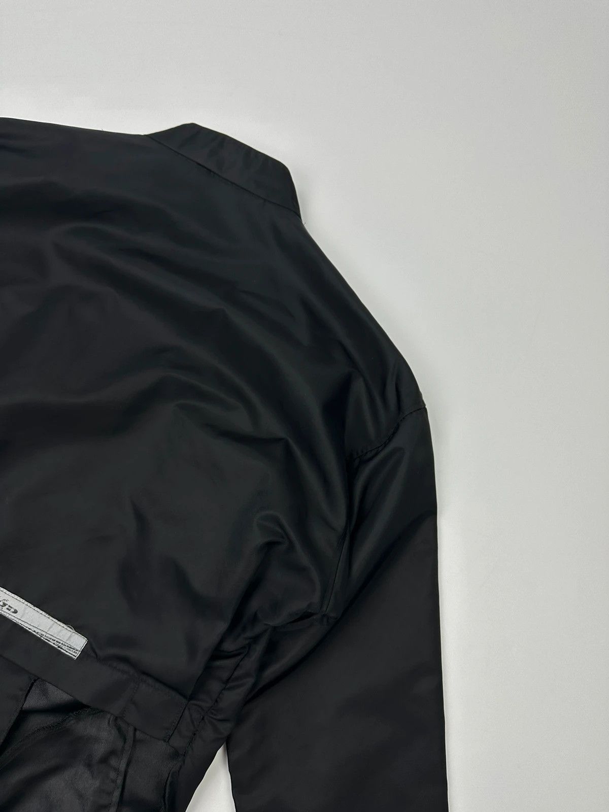 Marithe + Francois Girbaud Marithé + François Girbaud 90’s Nylon Crop Black Jacket Size M / US 6-8 / IT 42-44 - 6 Thumbnail