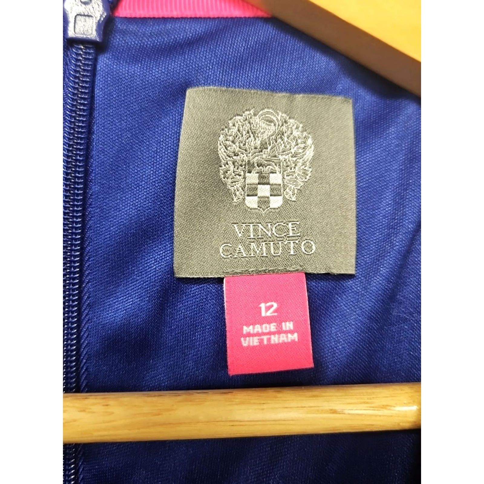 Vince Camuto Vince Camuto Royal Blue Fit & Flare Dress 12 NWT Cocktail Wedding Guest Stretch Size XL / US 12-14 / IT 48-50 - 4 Thumbnail